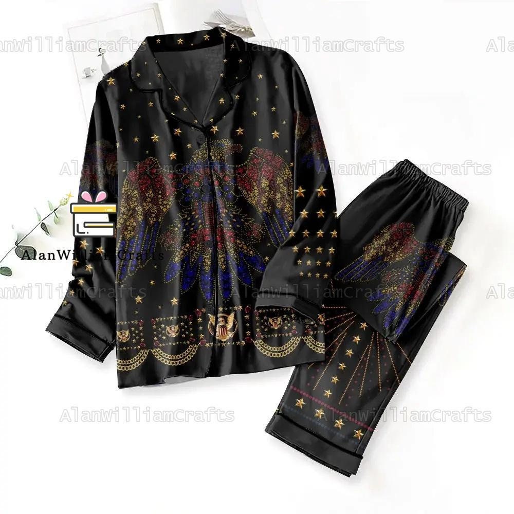 Elvis Presley Costume Pajamas, Elvis King Of Rock Pajamas, Rock And Roll Shirt, Elvis Cosplay Pjs, Long Sleeve Pajamas, Gift For Her