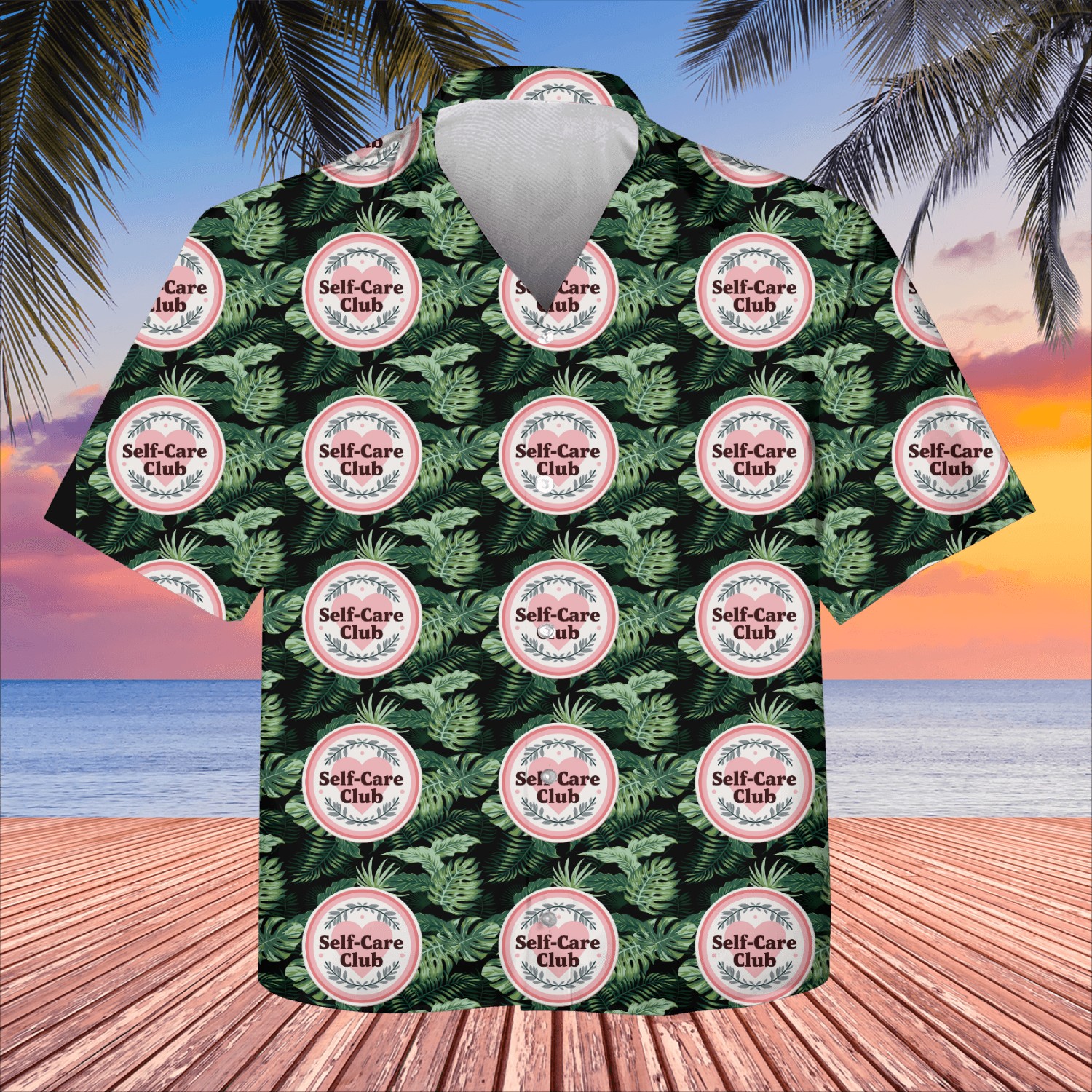 Self-Care Club Inspirational Kids Hawaiians
