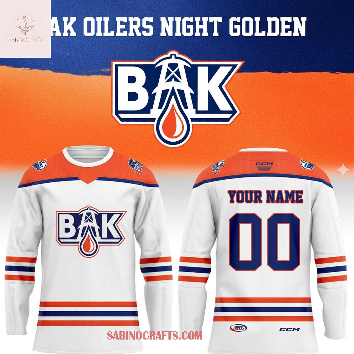 Bakersfield Condors BAK Oilers Night 2026 Celebrate Personalized Hockey Jersey