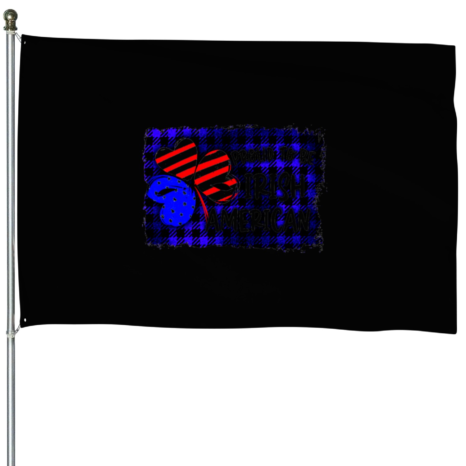 Proud To Be Irish American House Flags