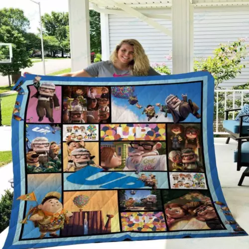 Up Quilt, Up Cartoon Movies Quilt Blanket