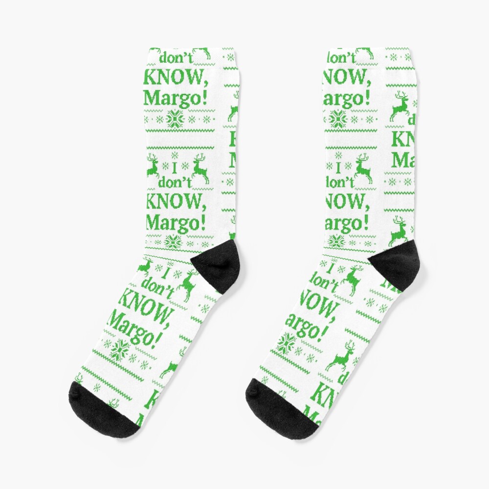 I dont know MARGO Ugly Christmas Socks