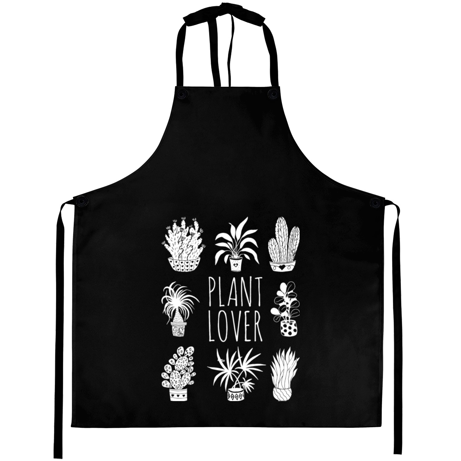 Plant Lover Potted Plants Gallery White Aprons