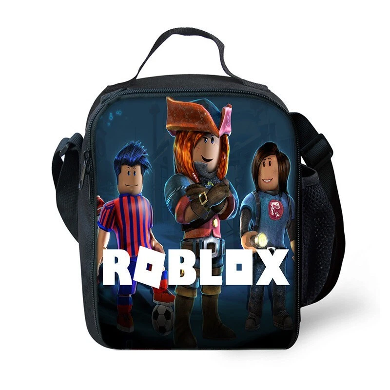 Roblox Kids Lunch Bag, School Picnic Bag