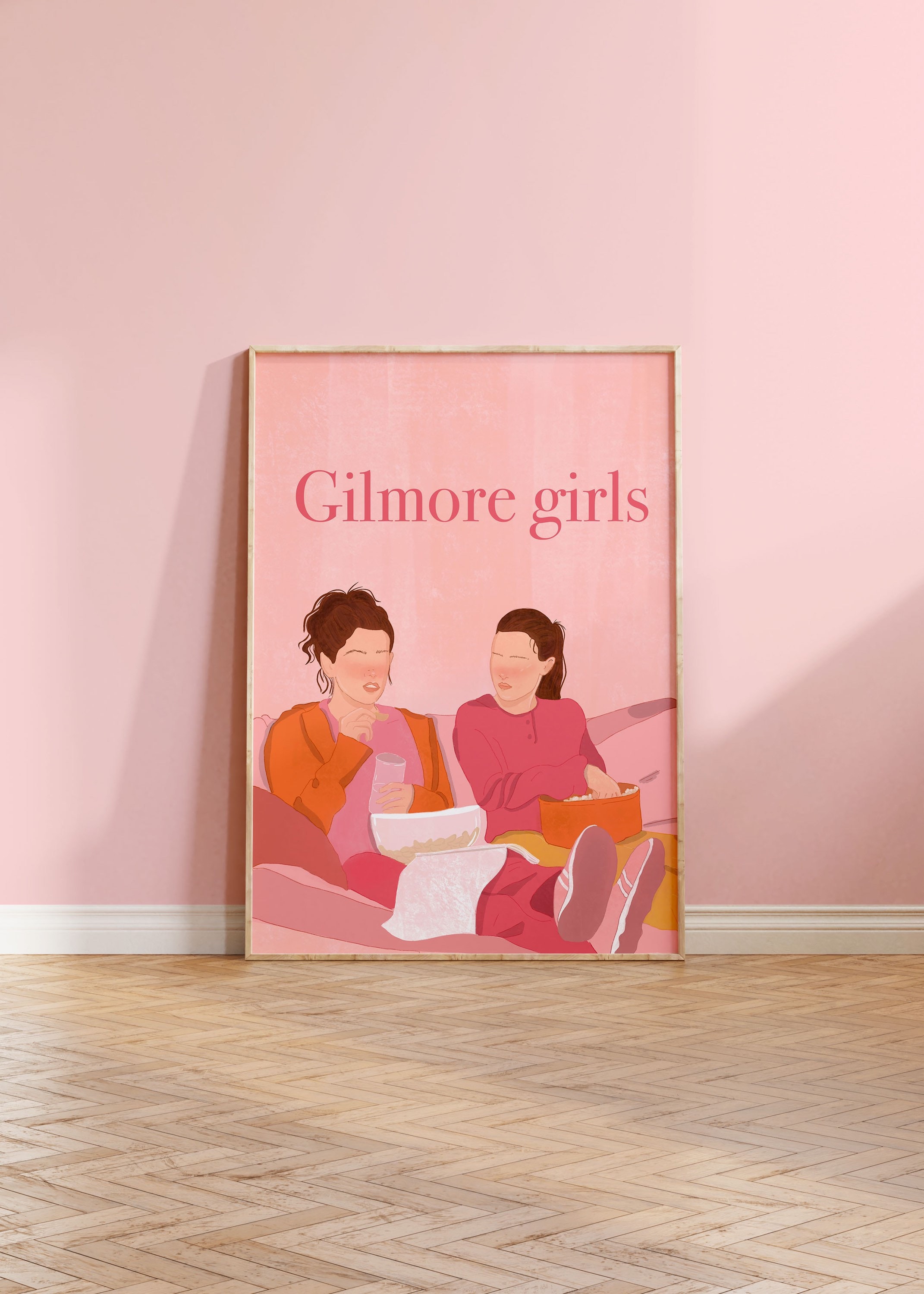 Gilmore girls tv show Illustration Poster