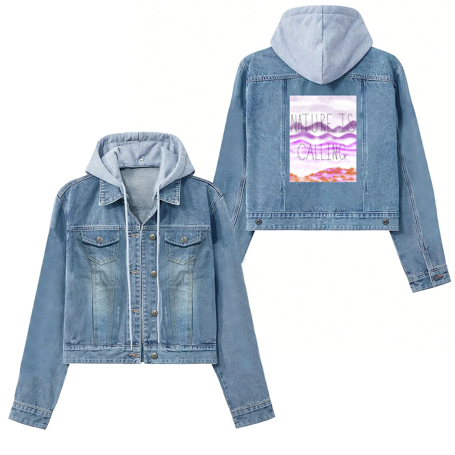 Nature is calling Women's Denim Jackets