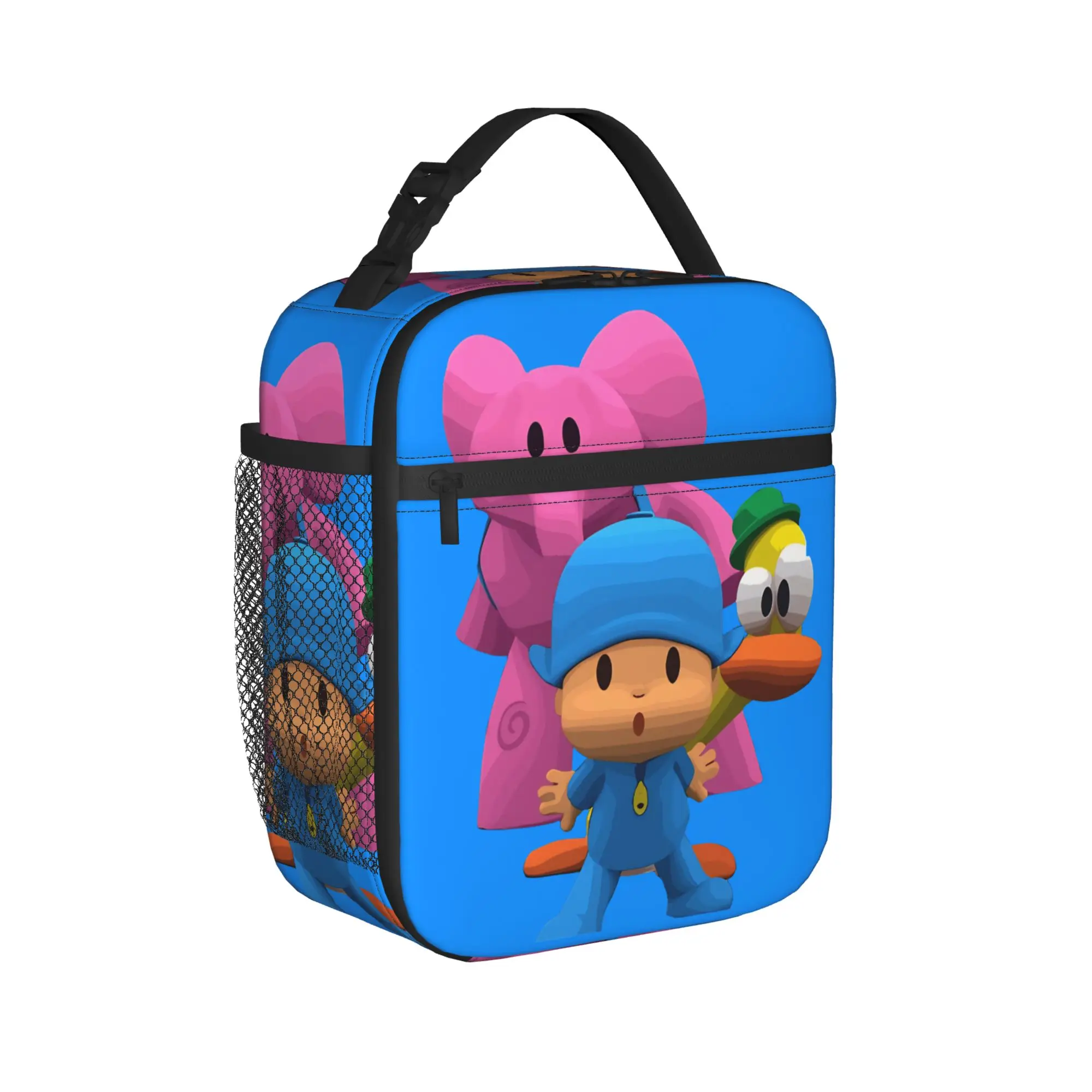 Pocoyoed Friends Super Hero Friends Insulated Lunch Bag Thermal Bag Reusable,Meal Container Large Tote Lunch Box Outdoor