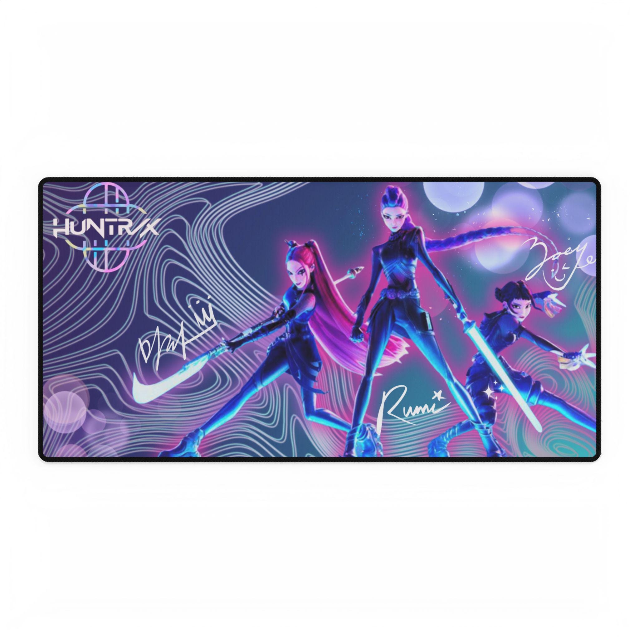 Huntrix K Pop Demon Hunters Desk Mat 31.5" x 15.5"