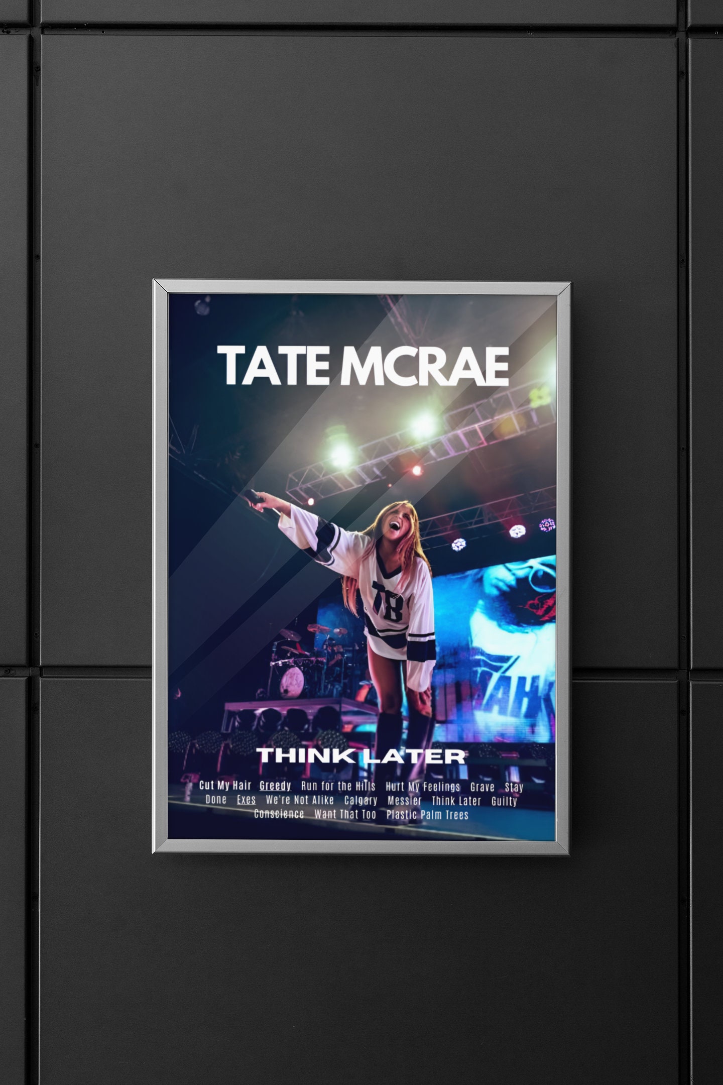 Tate McRae - Think Later Premium Matte Vertical Poster