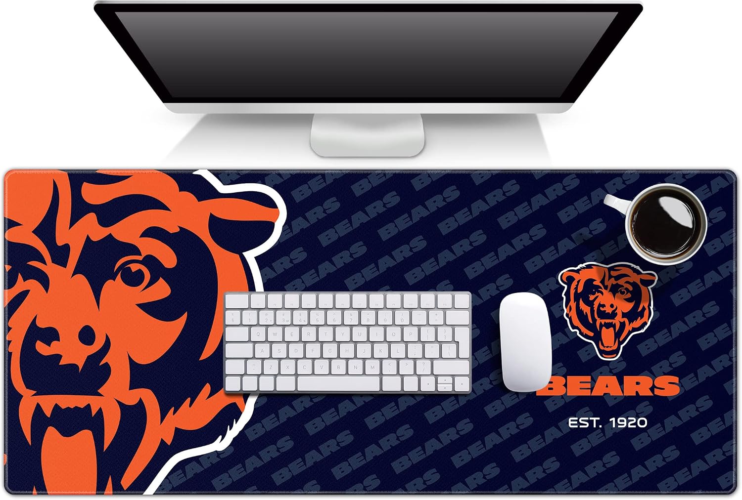 Bears Football Logo Desk Mat