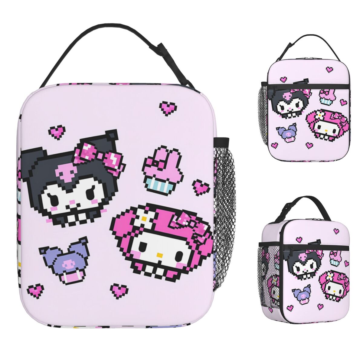 Kuromi Cartoon Lunch Bag for Kids