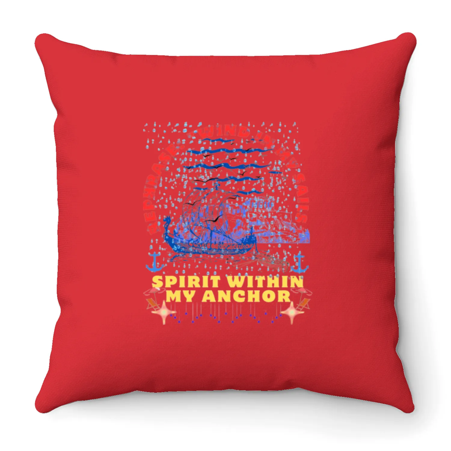 Sea lover star dad Throw Pillows