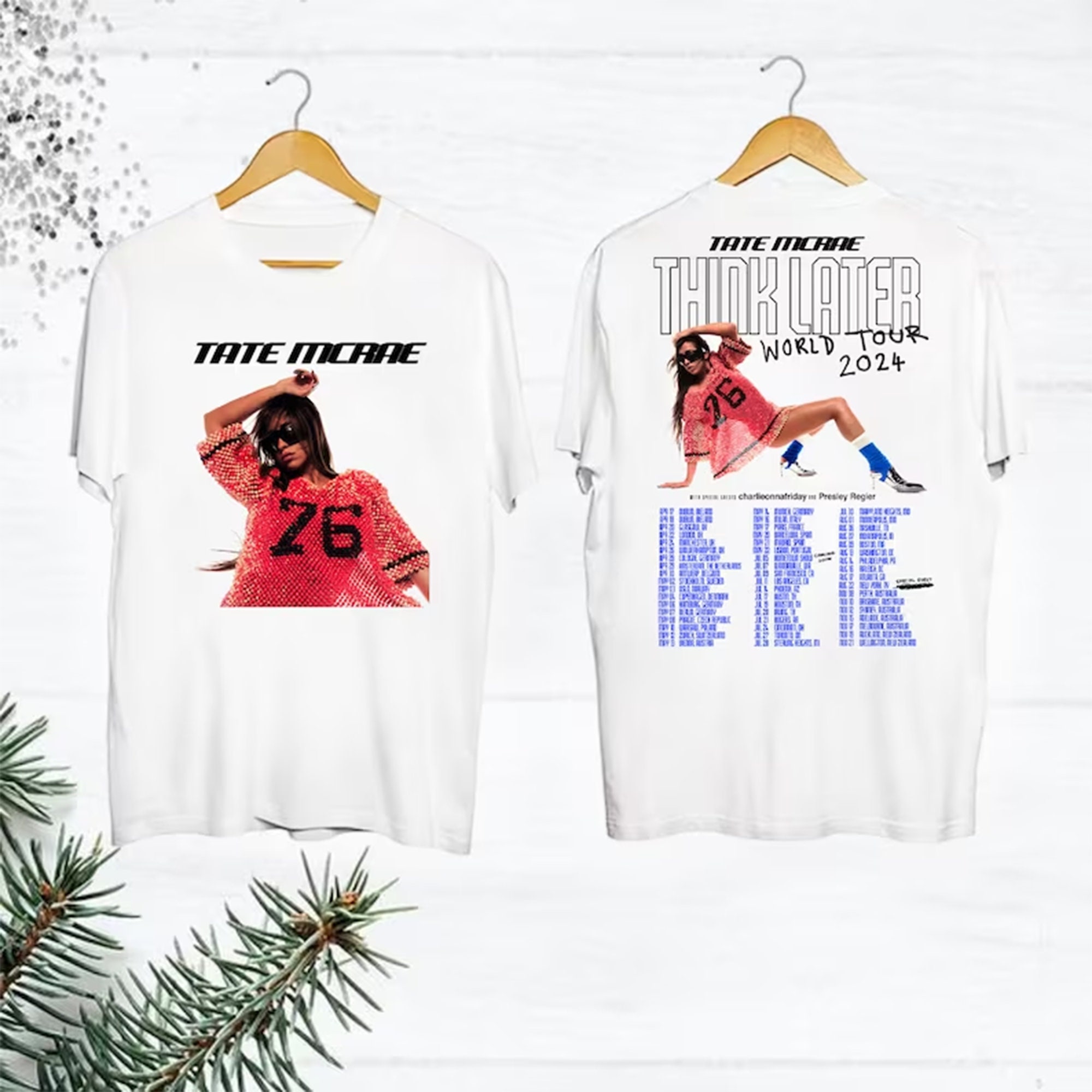 2024 Tate McRae The Think Later World Tour Shirt