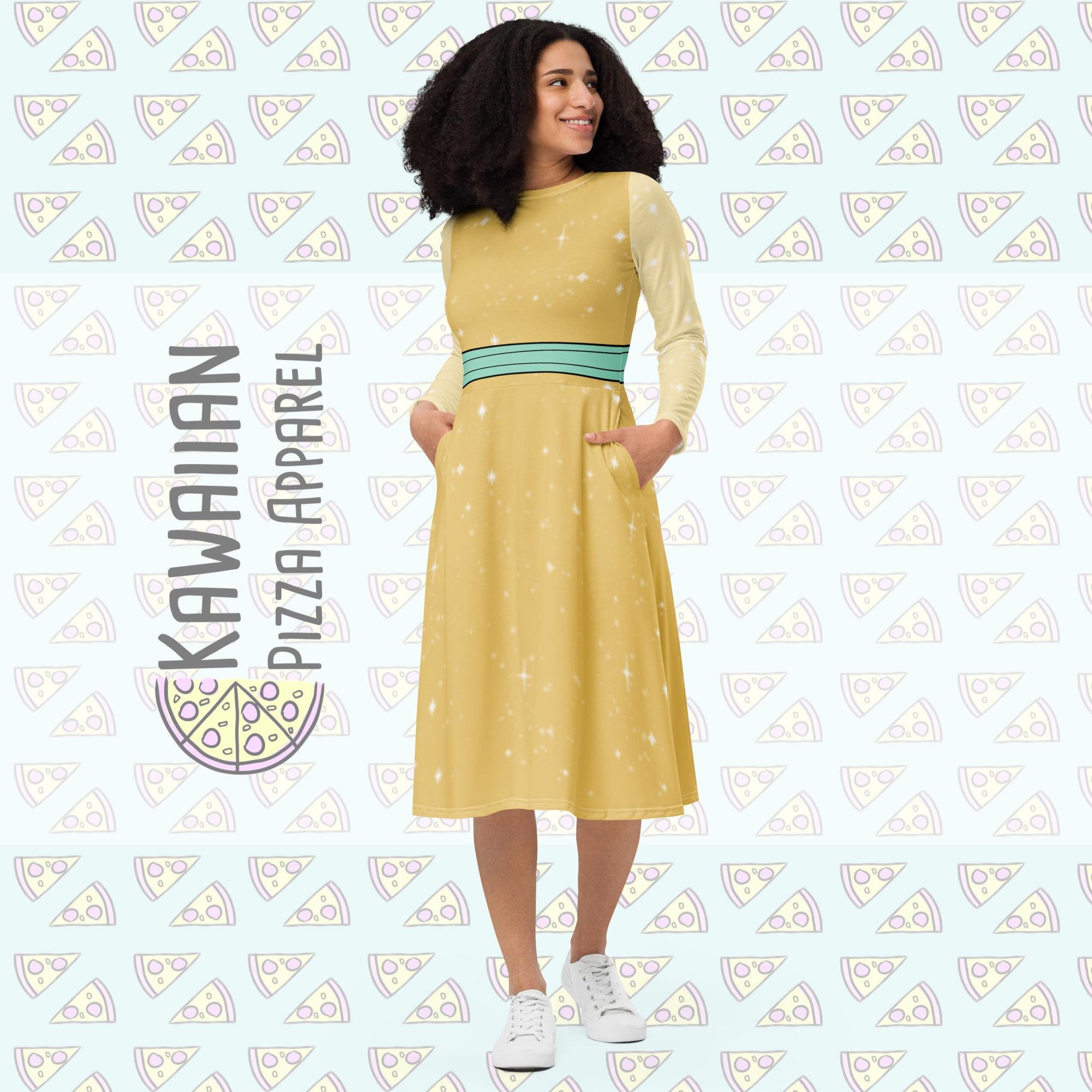 Anastasia Inspired All-over print long sleeve midi dress | Halloween | Cosplay | Women's Clothing