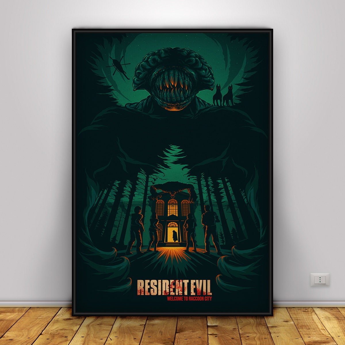Resident Evil Game Poster | Wall Art | Wall Prints Unfamed poster, Available in 7 sizes poster, Gift for fan, Movie lover gift