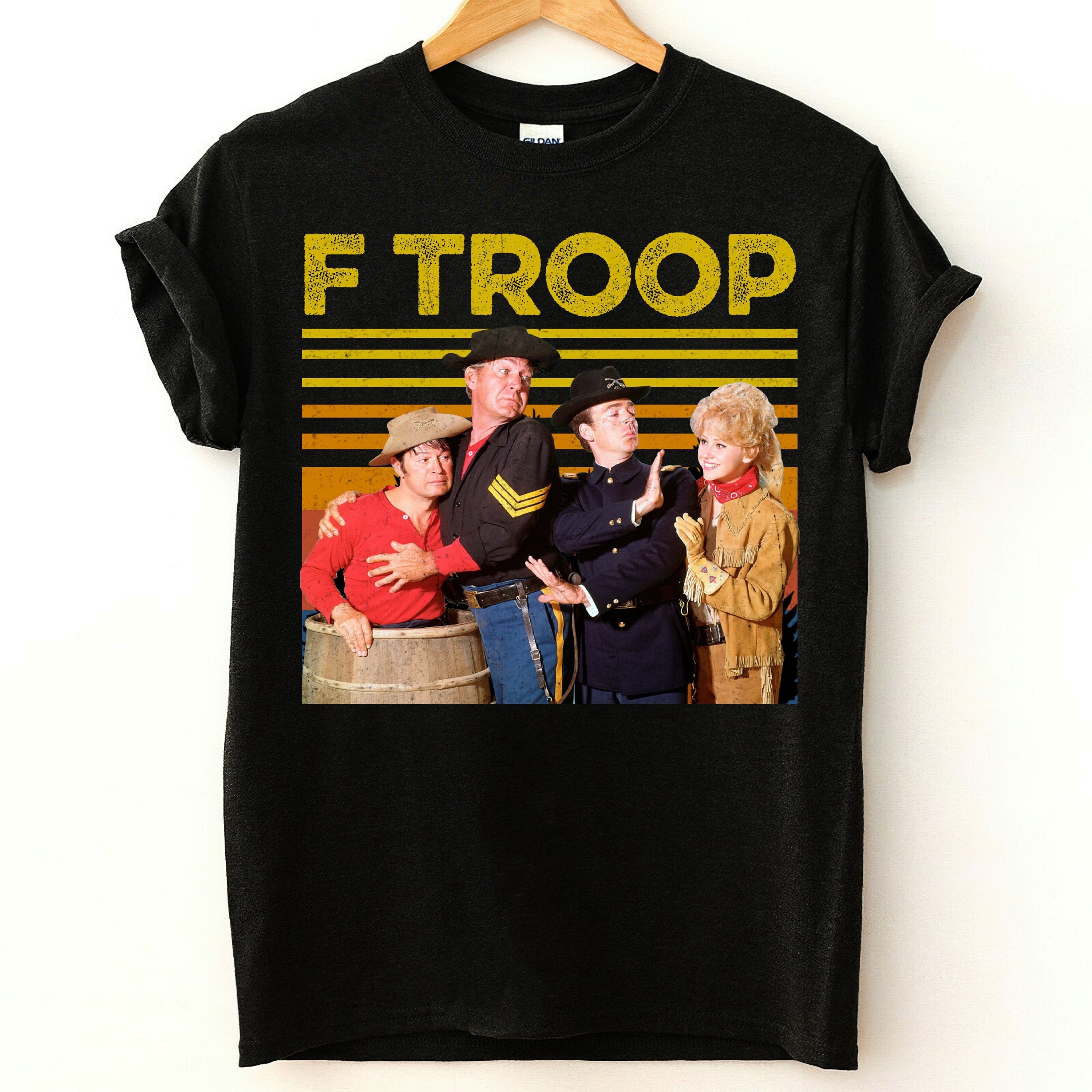 F Troop Western Sitcom T-Shirt, F Troop 1965 Movie Shirt