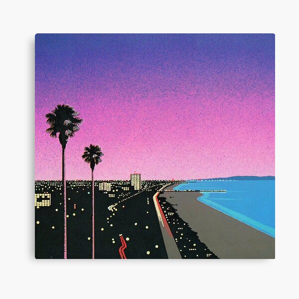 Hiroshi Nagai Vaporwave Bendro Canvas