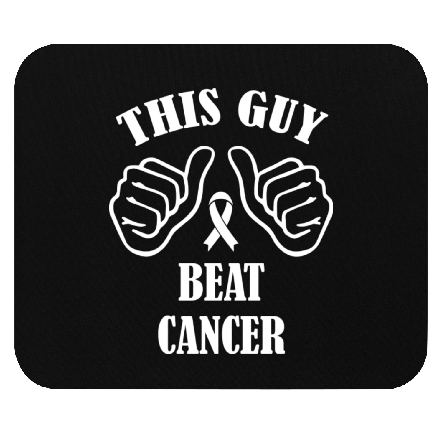 This Guy Beat Cancer Mouse Pads