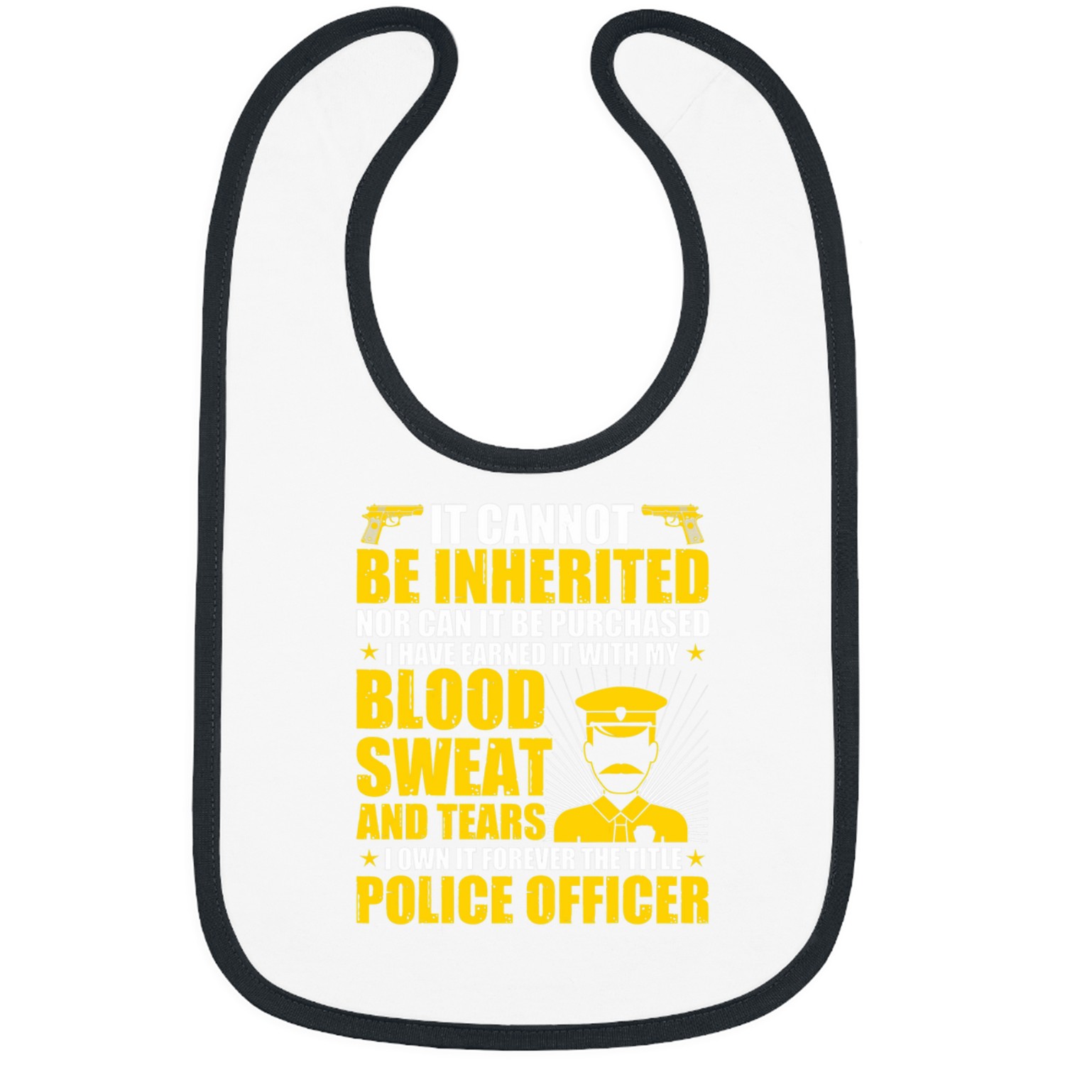 Police Job I Own It Forever The Title Police Officer Cop Bibs