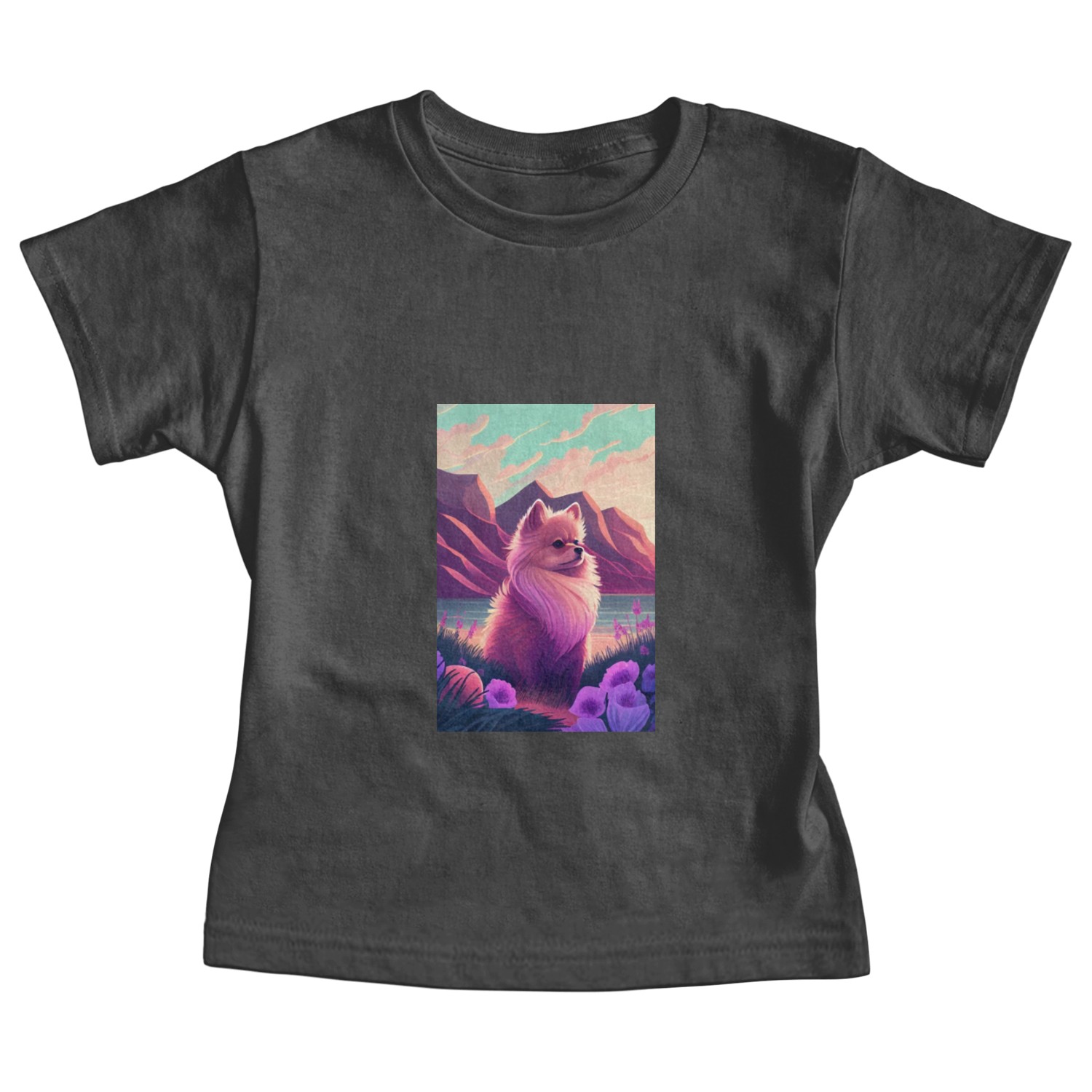 Pomeranian Nature Baby Tees