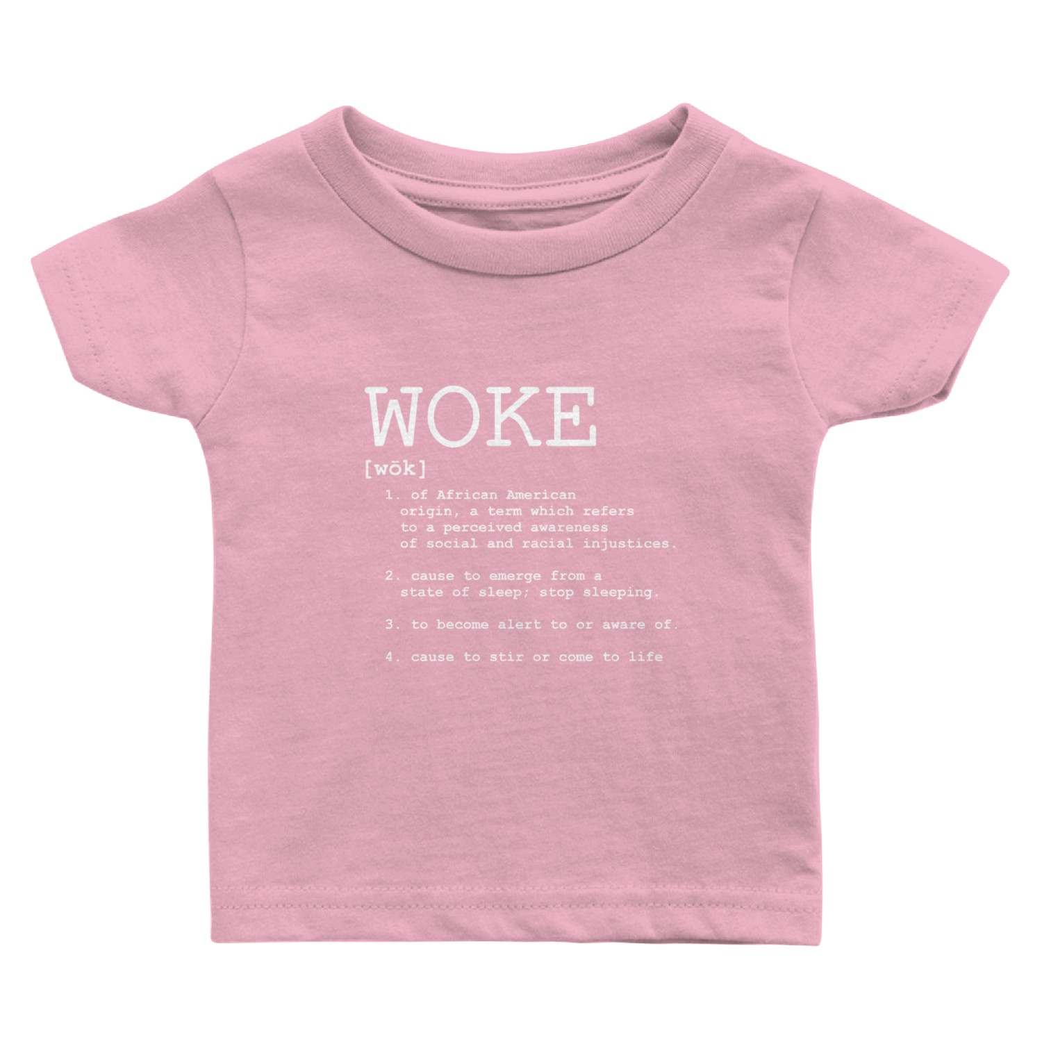 Woke Dictionary Type Baby T Shirts