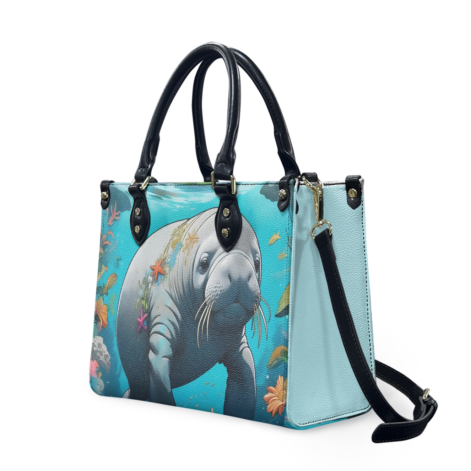 Manatee Leather Bags, Animal lover Gift