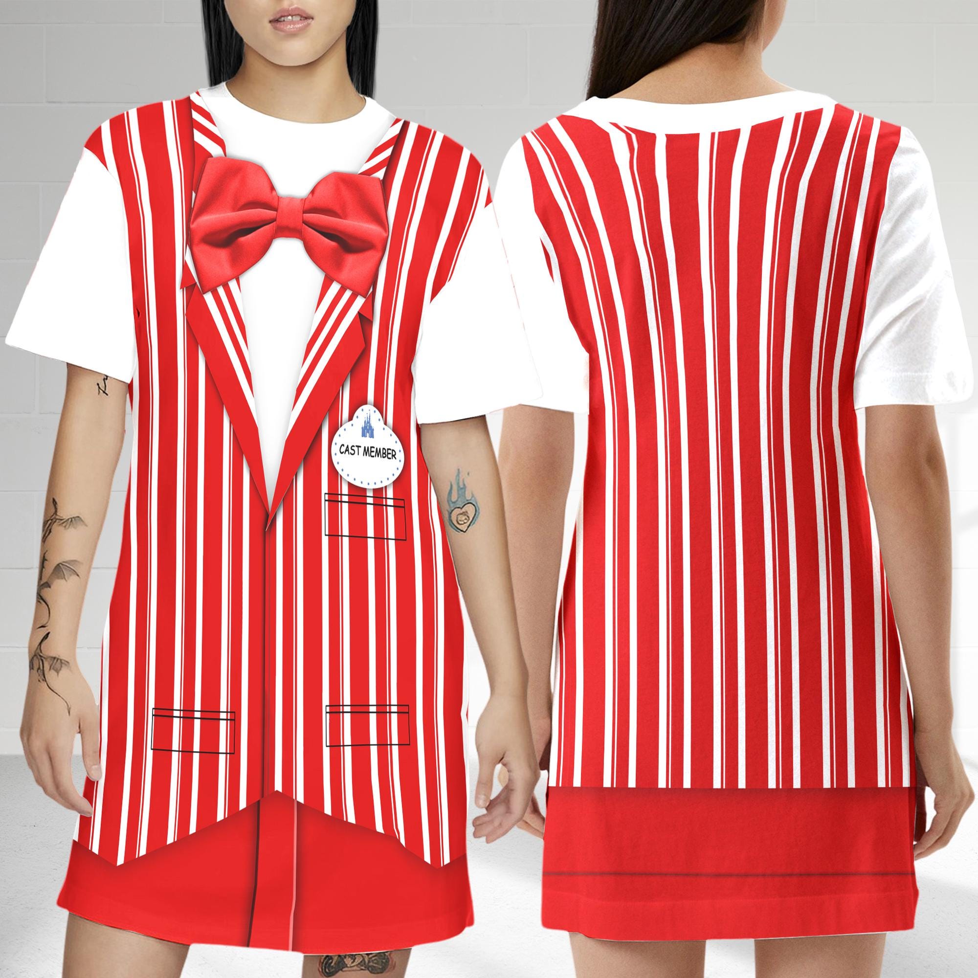 The Dapper Dans Red Dress T-shirt, The Dapper Dans Cast Member Dress, Dapper Dans Red Dress, Cast Member Dress Gift, Gift For Mom