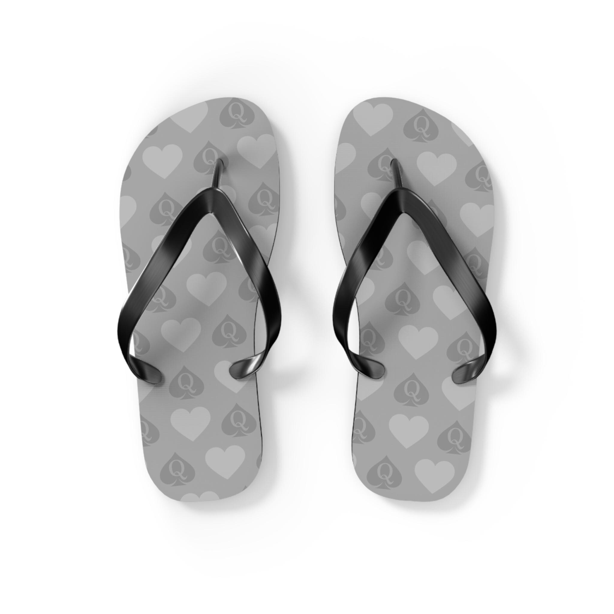Queen of Spades Flip Flops for Summer Fun, QOS Flip Flops