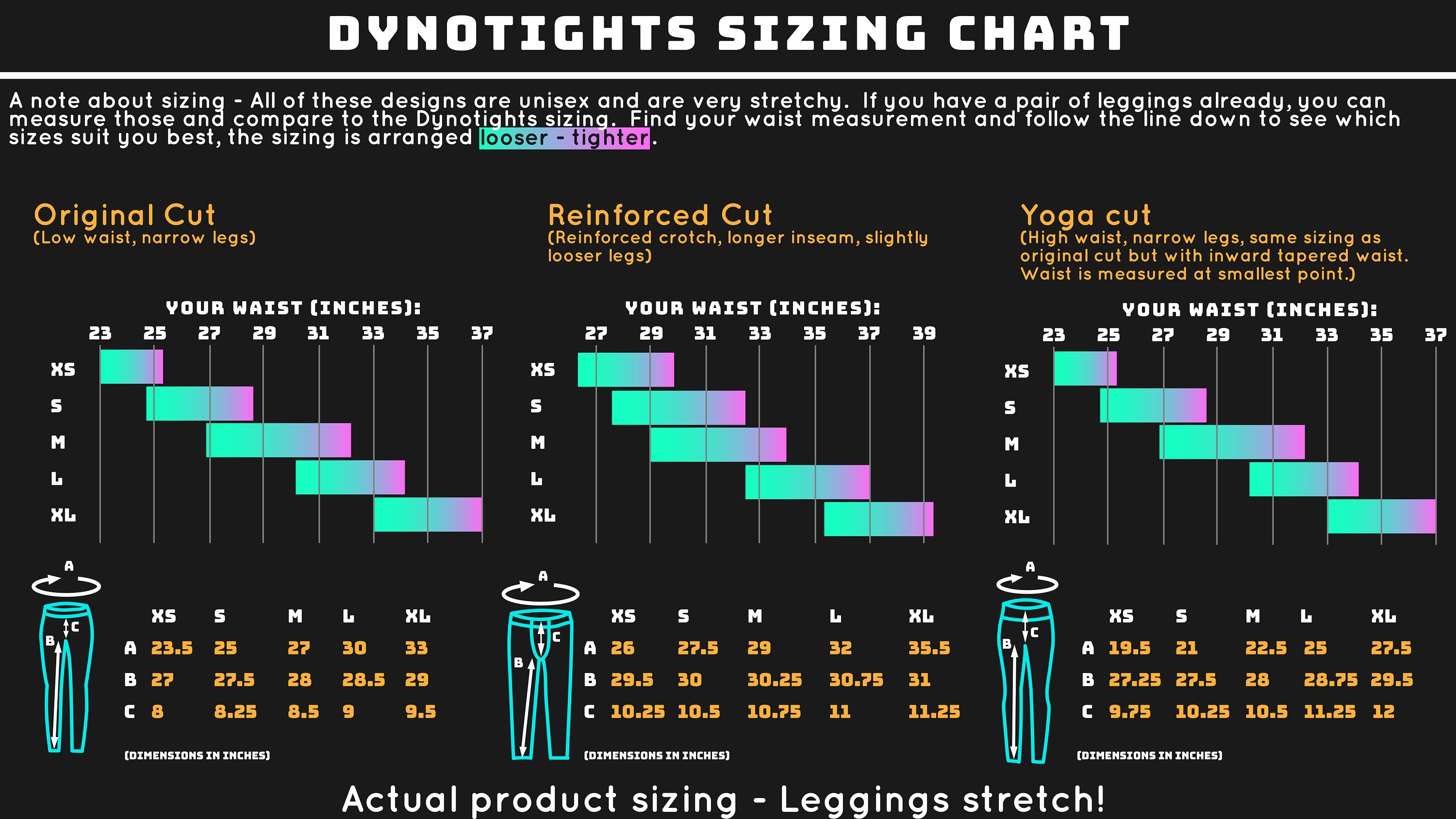 Neon geometric unisex retro tights for climbing yoga fitness running