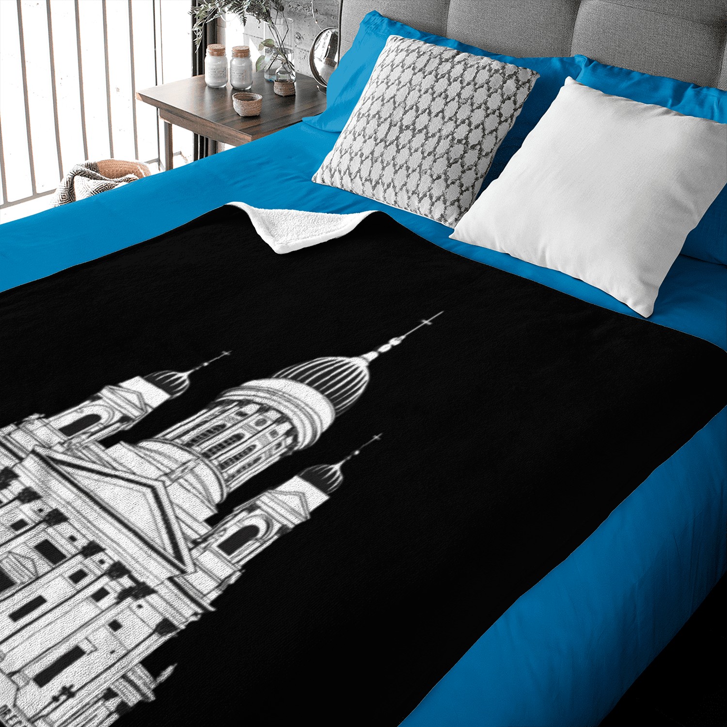 The Helsinki Cathedral Baby Blankets