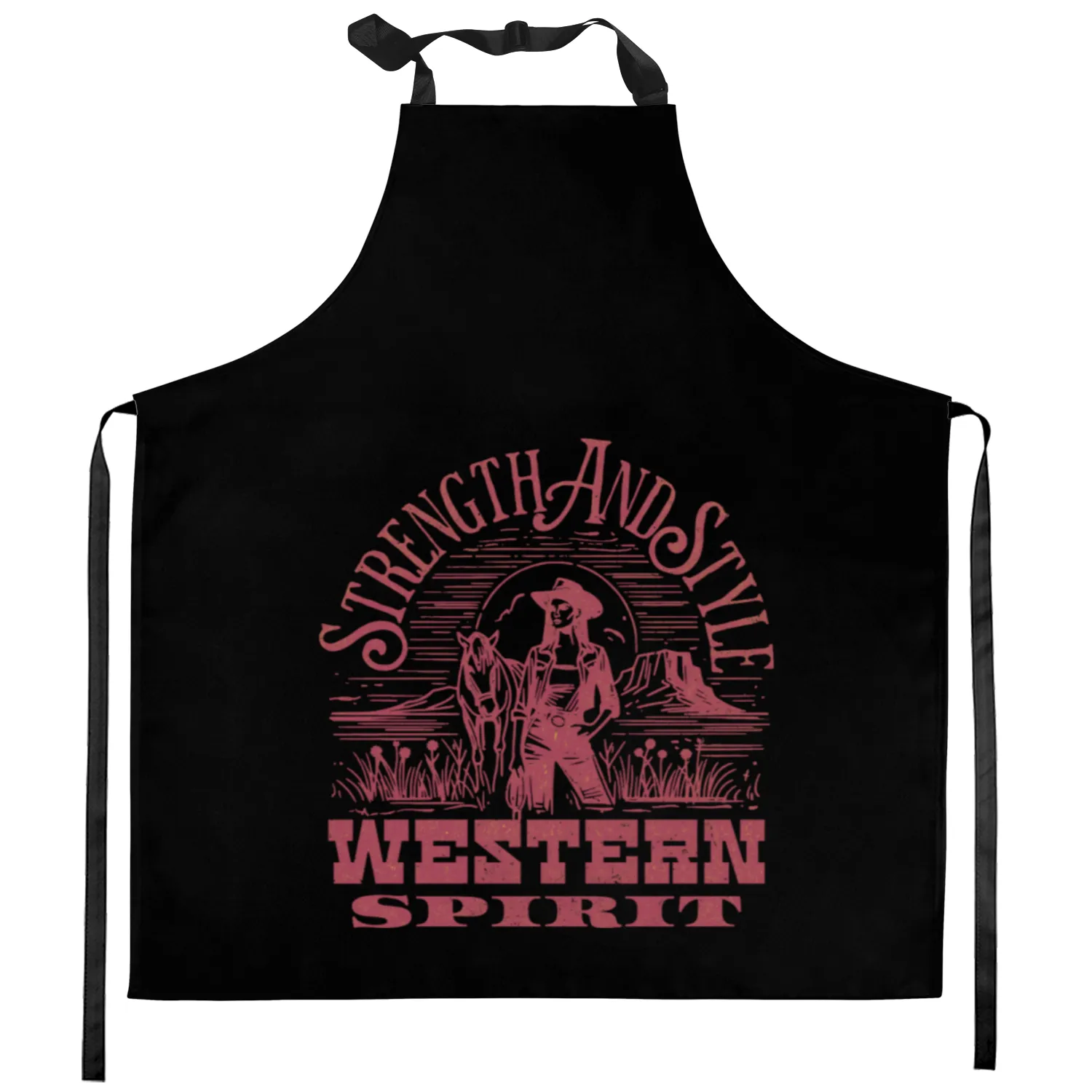 Cowgirl Strength & Style – Western Spirit Kitchen Aprons