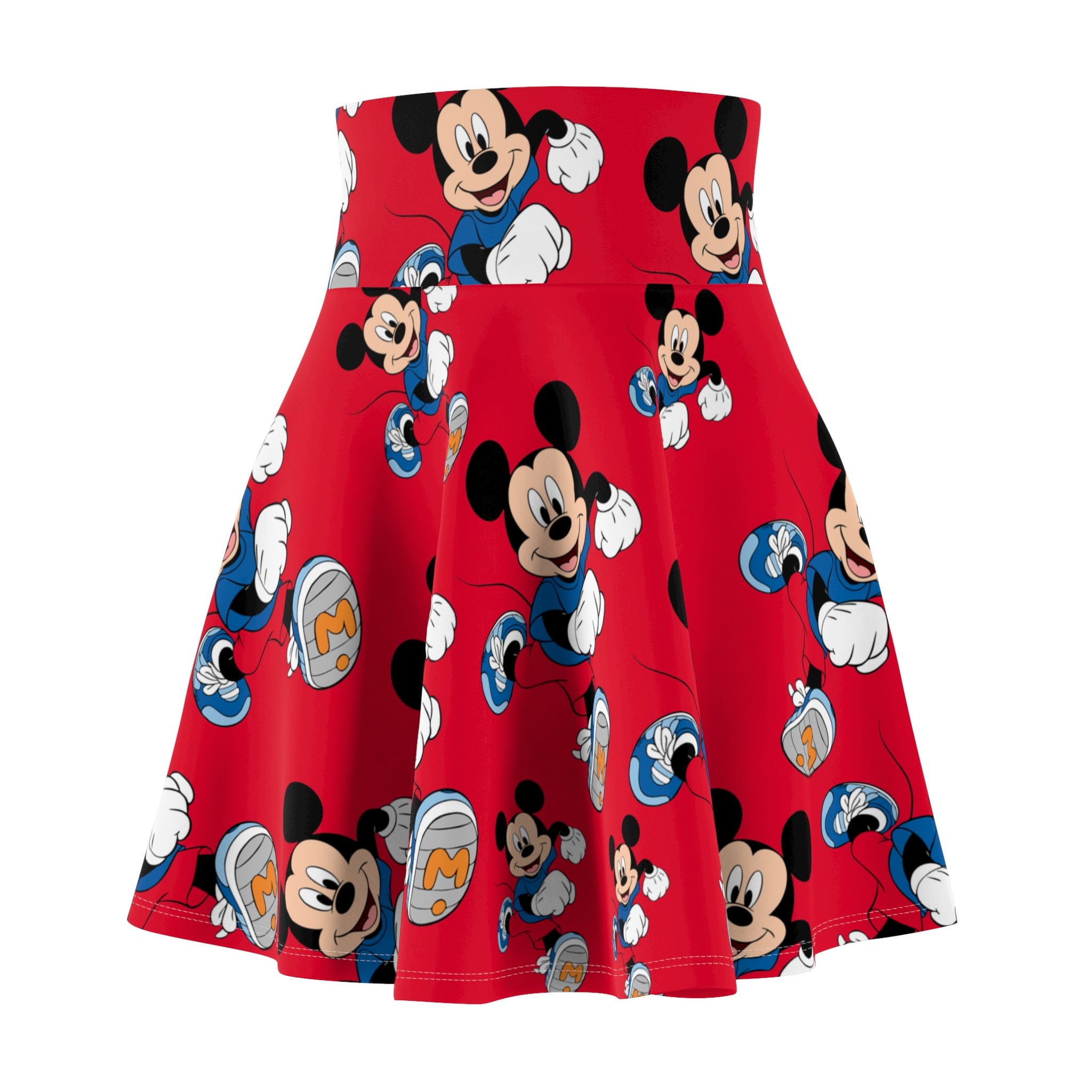 Mouse Running Princess Women's Skater Skirt