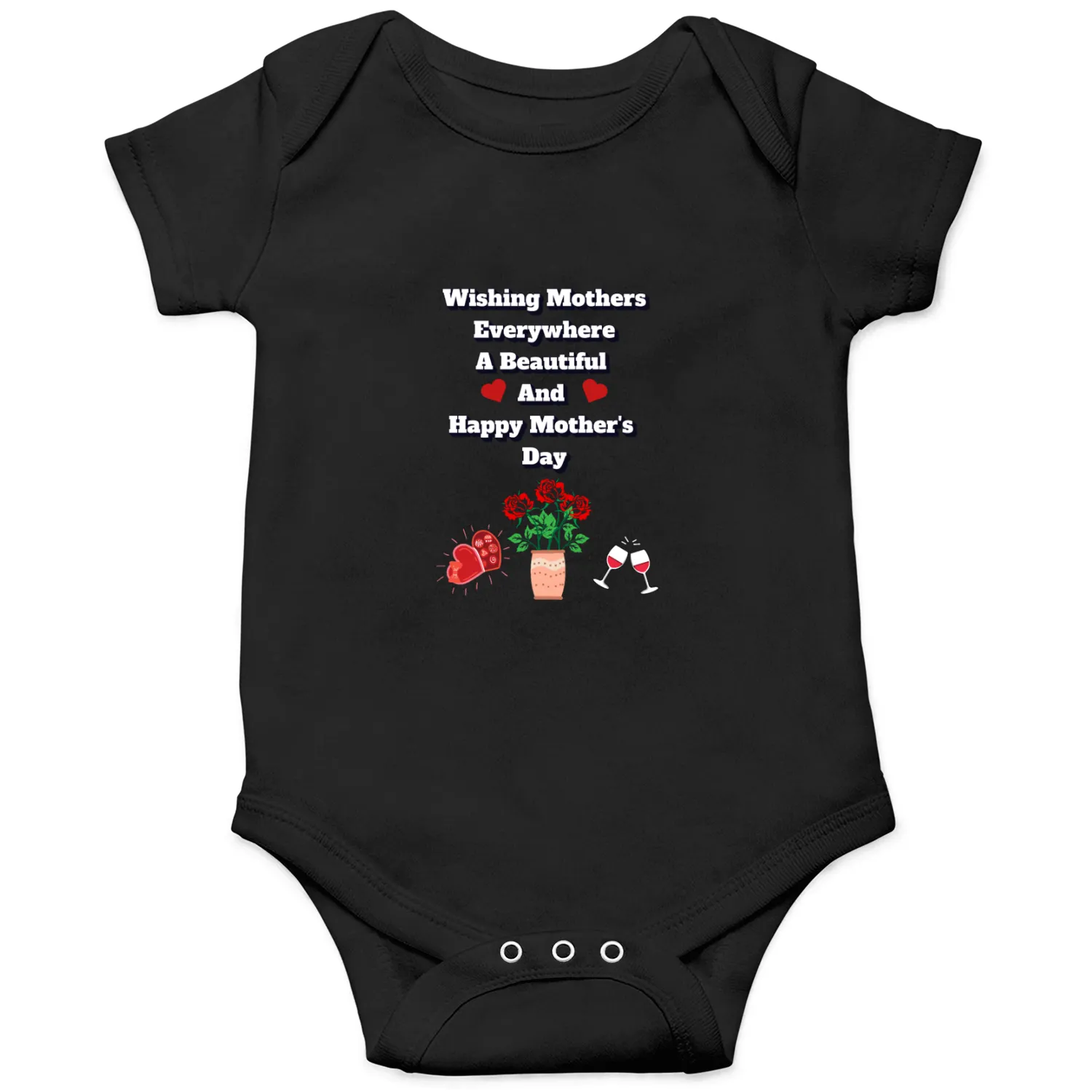Wishing Mothers A Happy Mother's Day Onesies