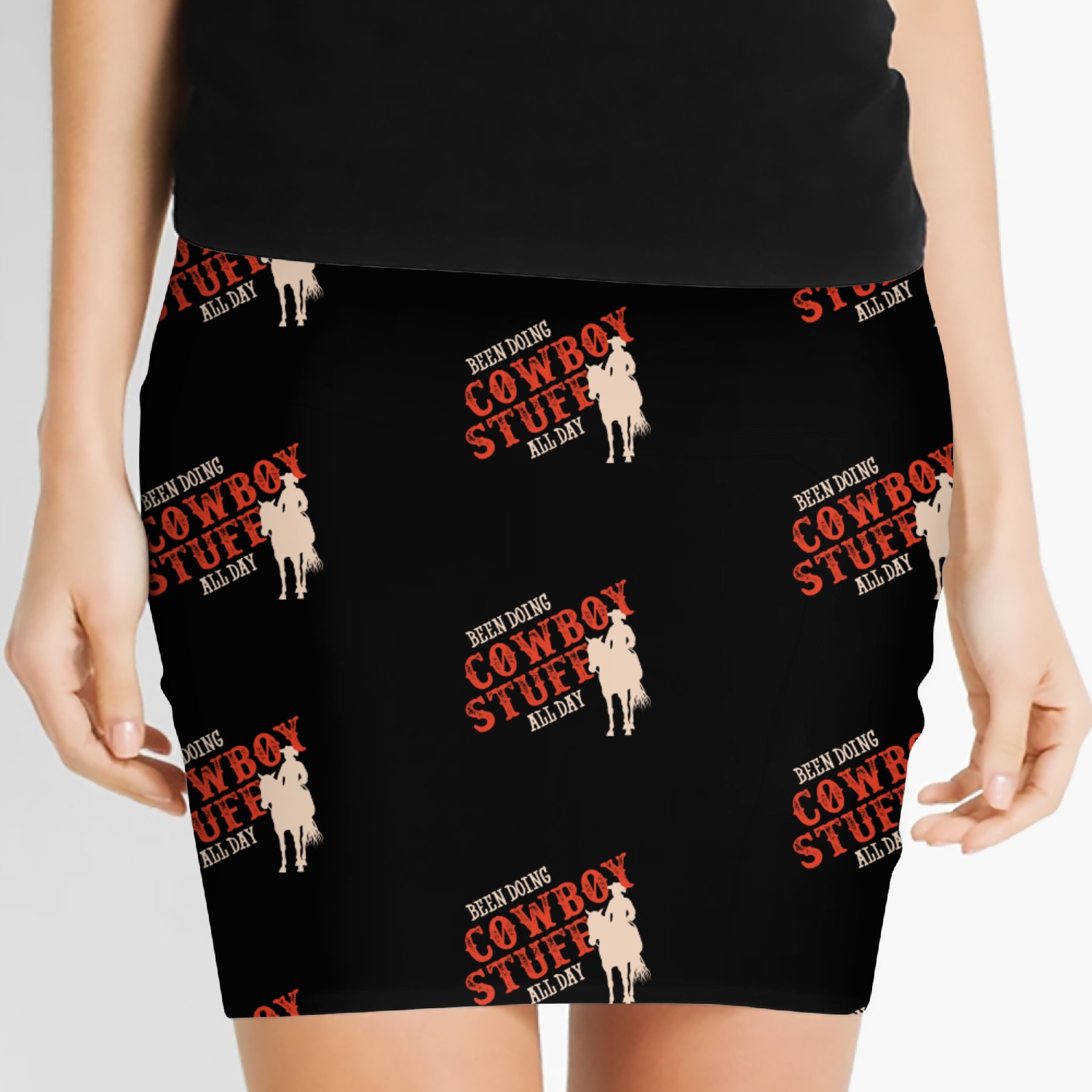 Cowboy, Cowboy stuff, cowboy stuff Women's Mini Skirts