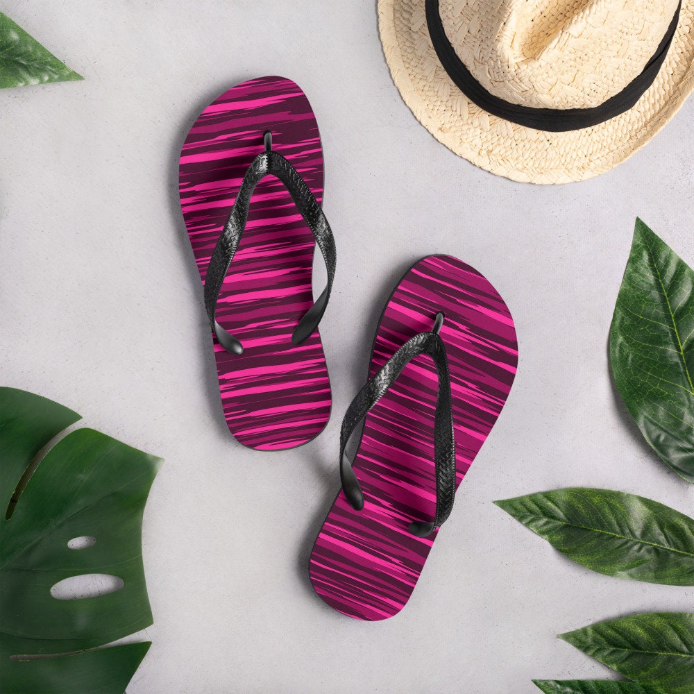 FLIP-FLOPS Thong SANDALS Womens Beach Flip-Flops Camo Flip Flops Beach Accessories Pool Flip Flops Footwear Summer Shoes Rave Flip Flops