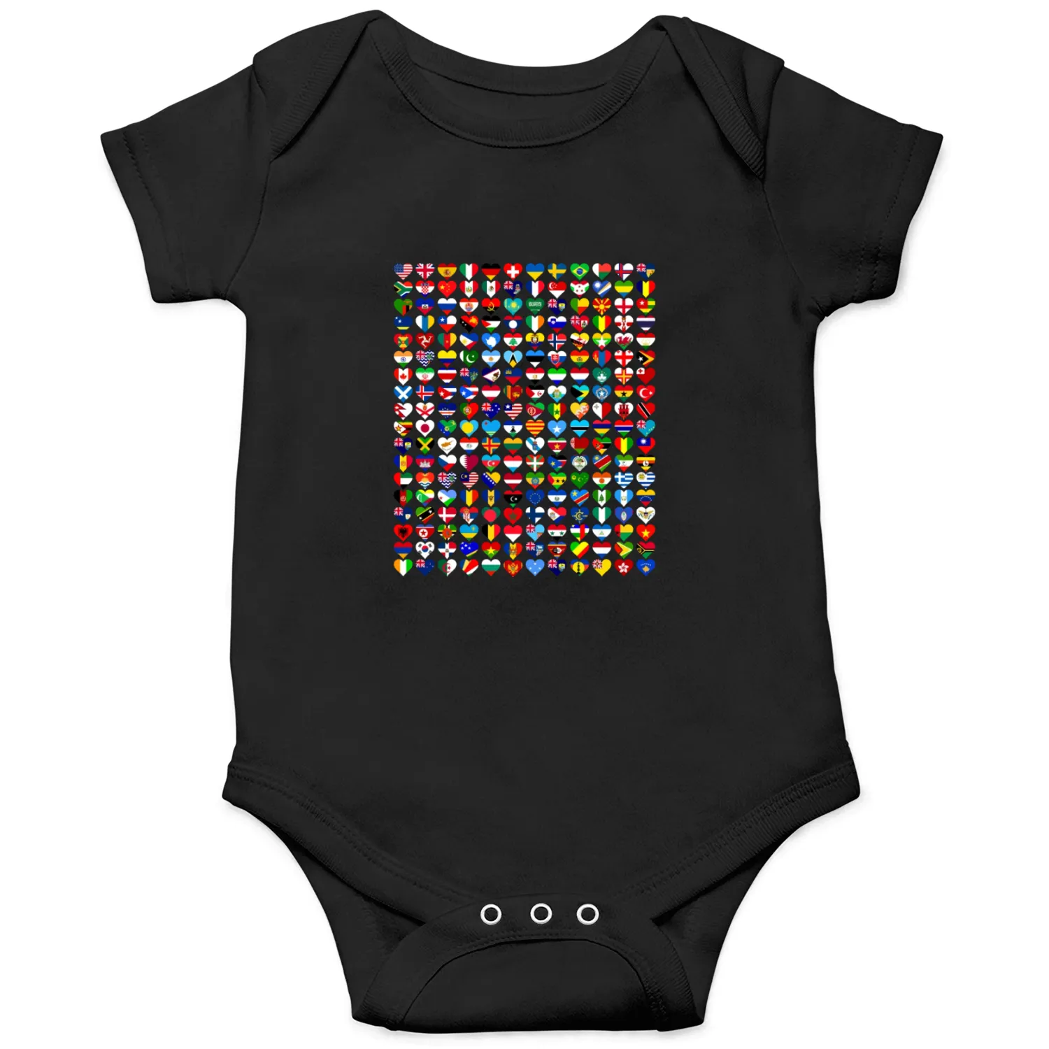 International Flags of the Countries of the World Onesies