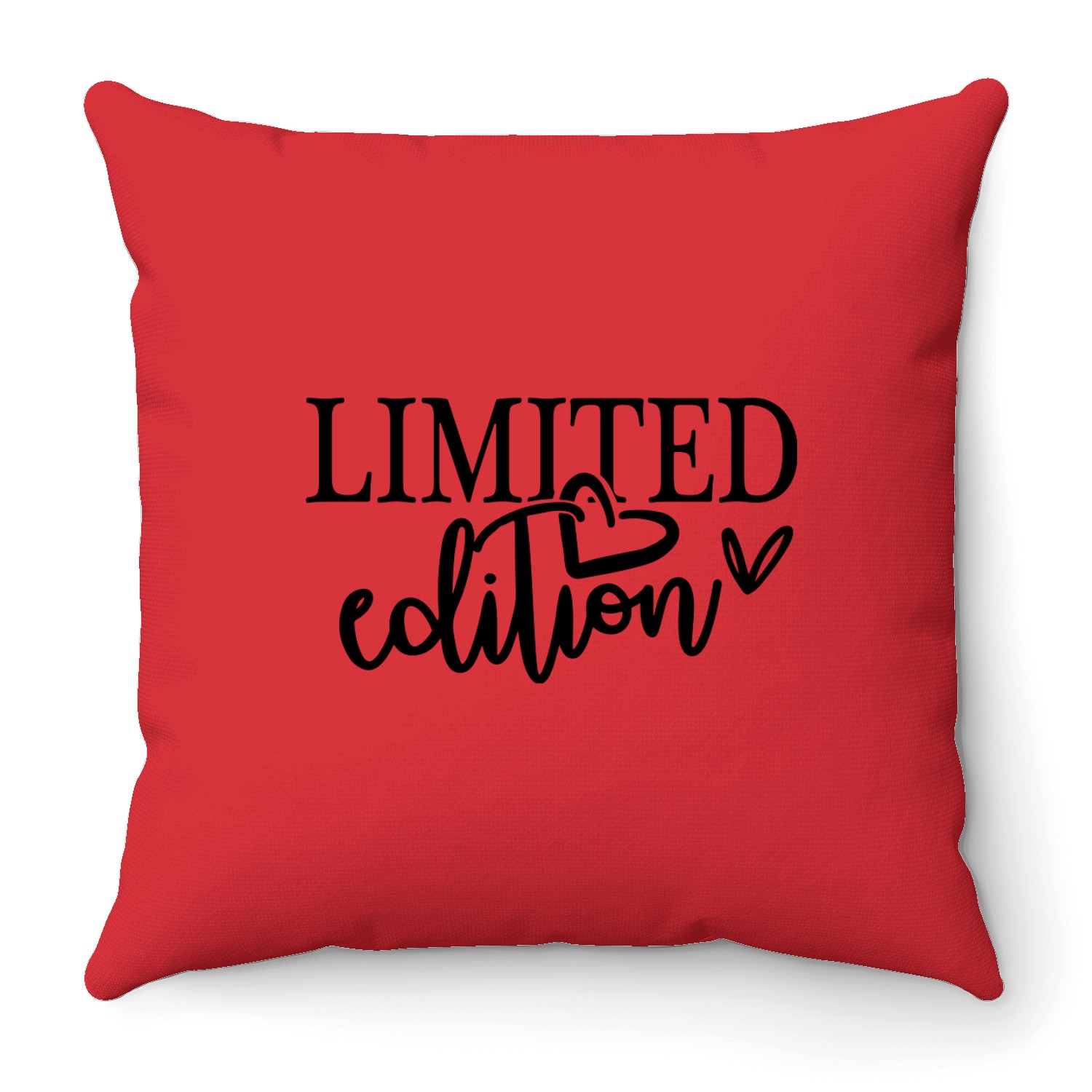 LimitedEdition svg Throw Pillows