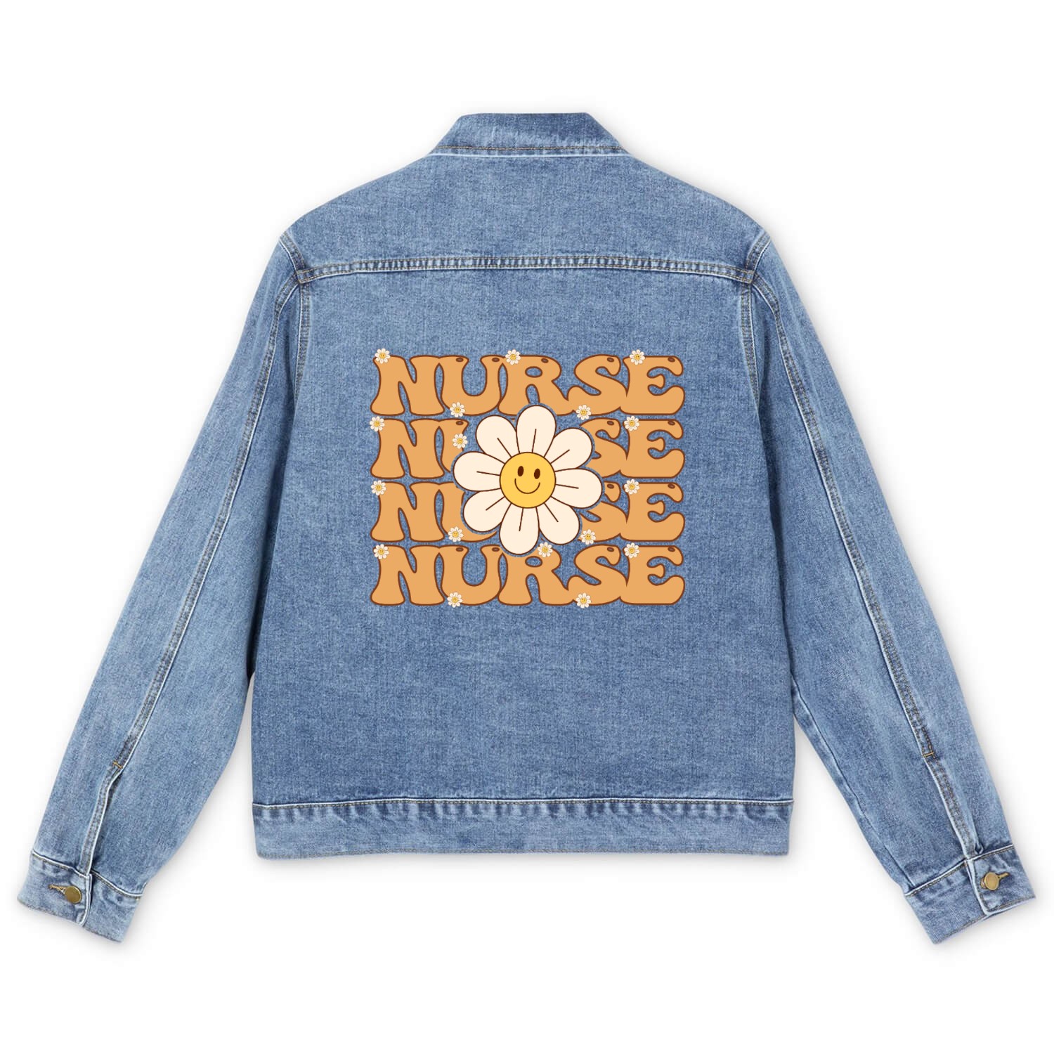 Awesome Nurse Nursing School Nurse Week Cool Nurse Men's Denim Jackets