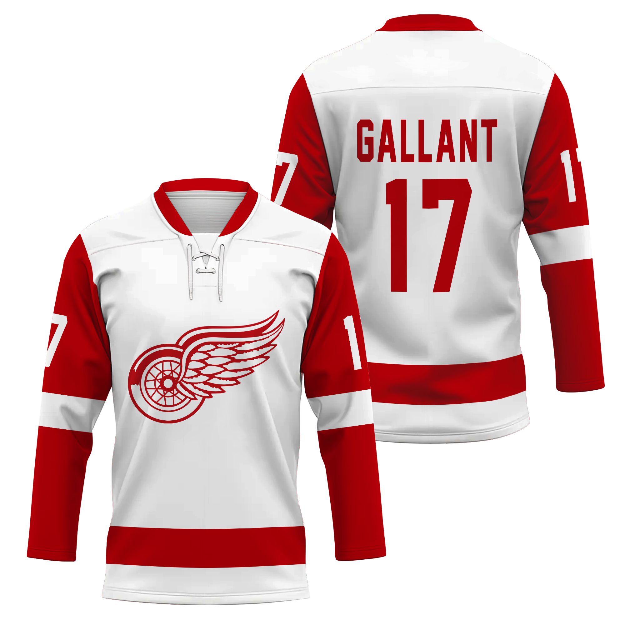 Personalized Nhl Detroit Red Wing Hockey Jersey For Fans