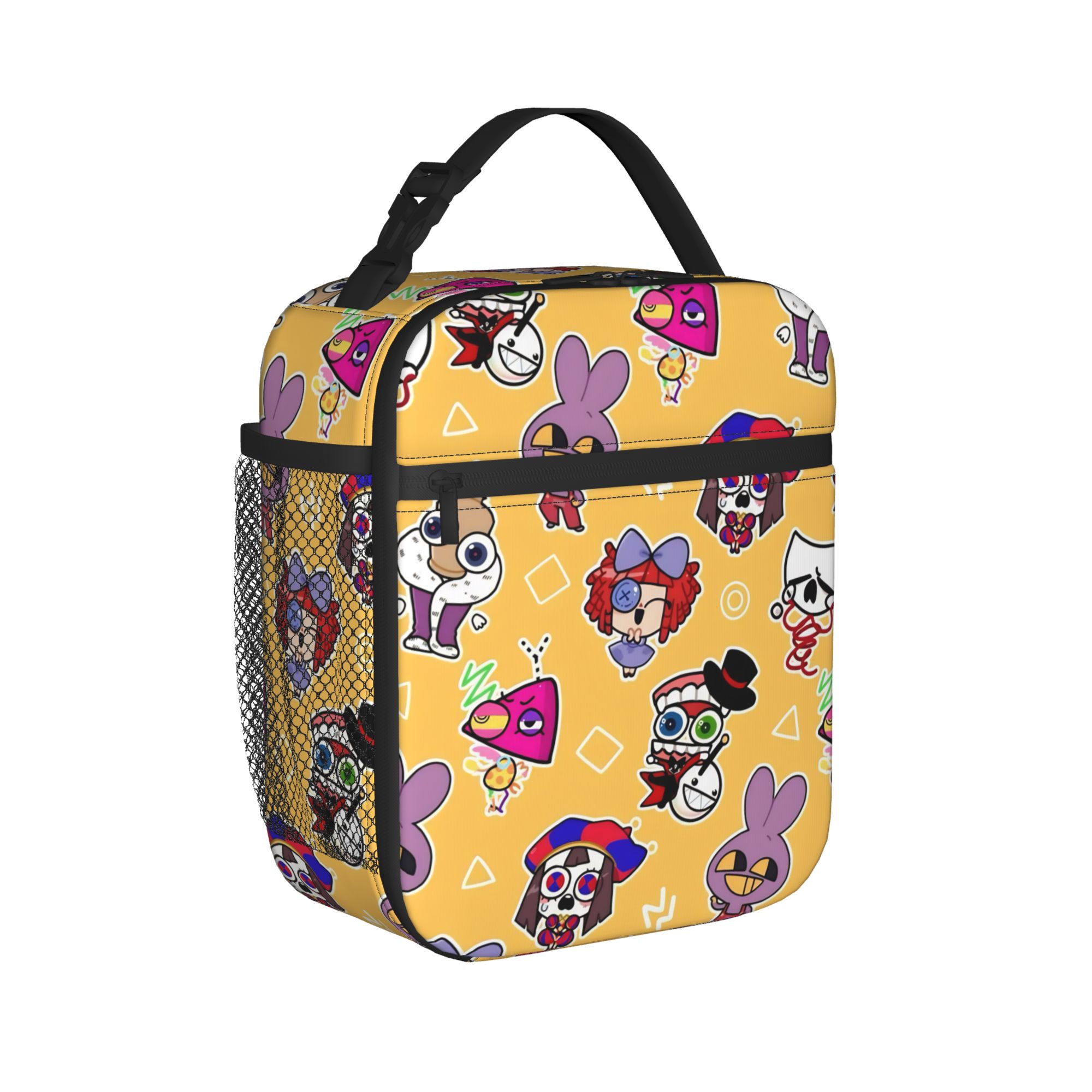 Cartoon Digitals Circus Thermal Insulated Lunch Bags for Work Portable Food Bag Container Thermal Cooler Lunch Box