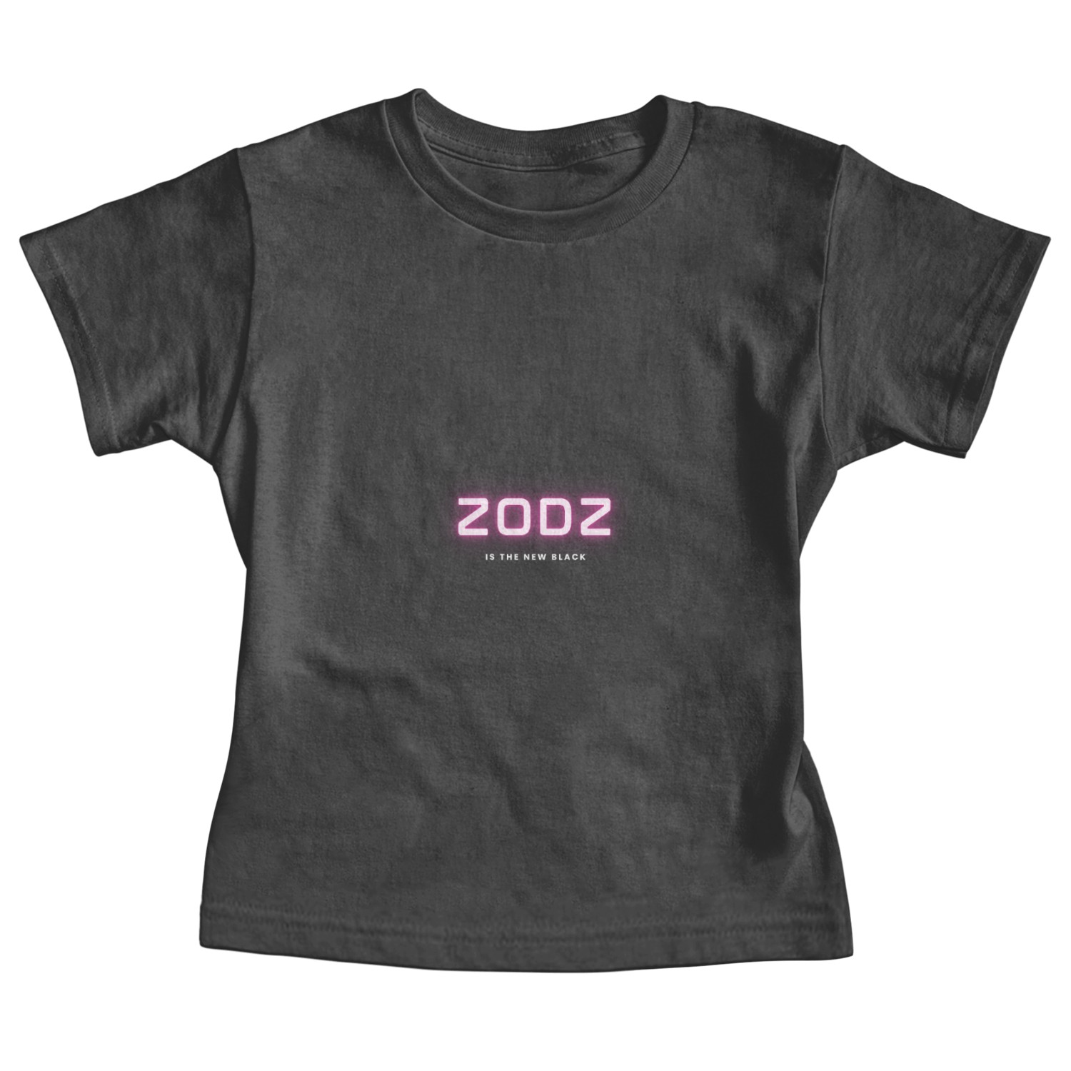 Pink Black ZODZ Modern Fashion Baby Tees 1