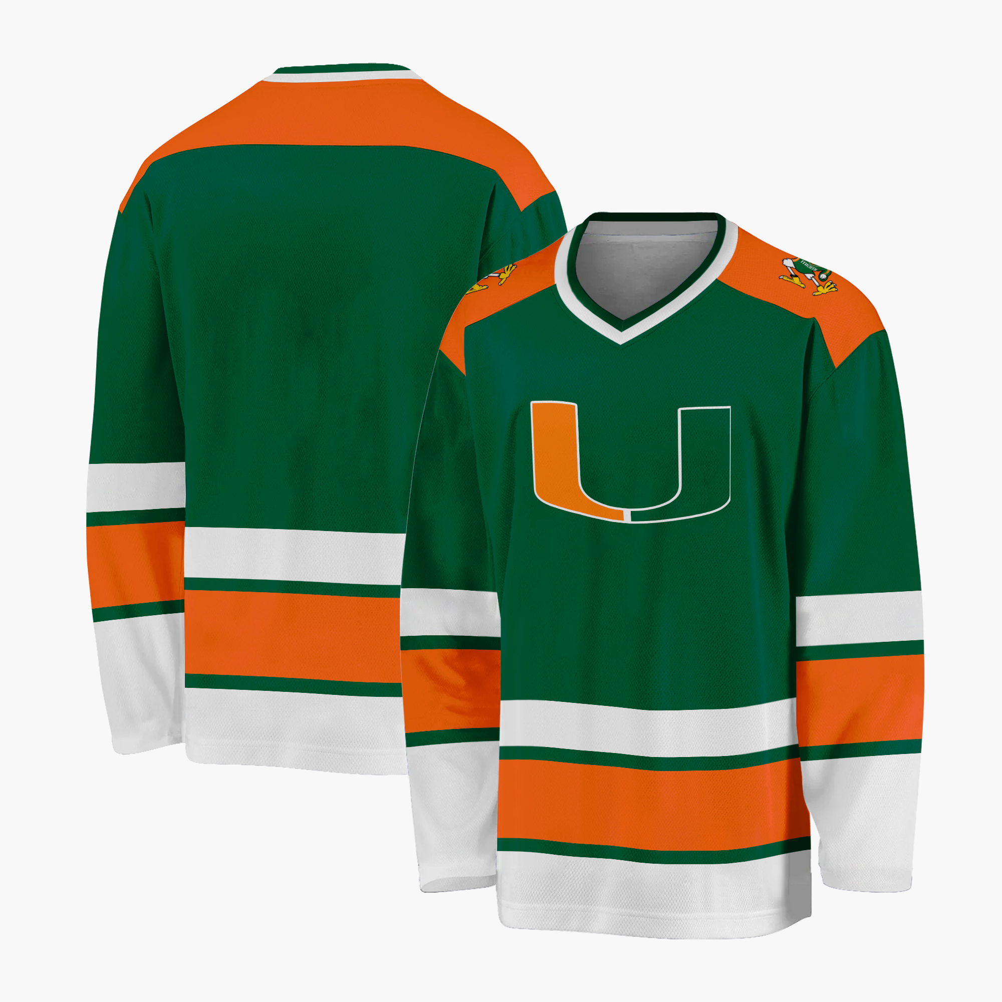 Vintage University of Miami UM Hurricanes Men's Hockey Jersey