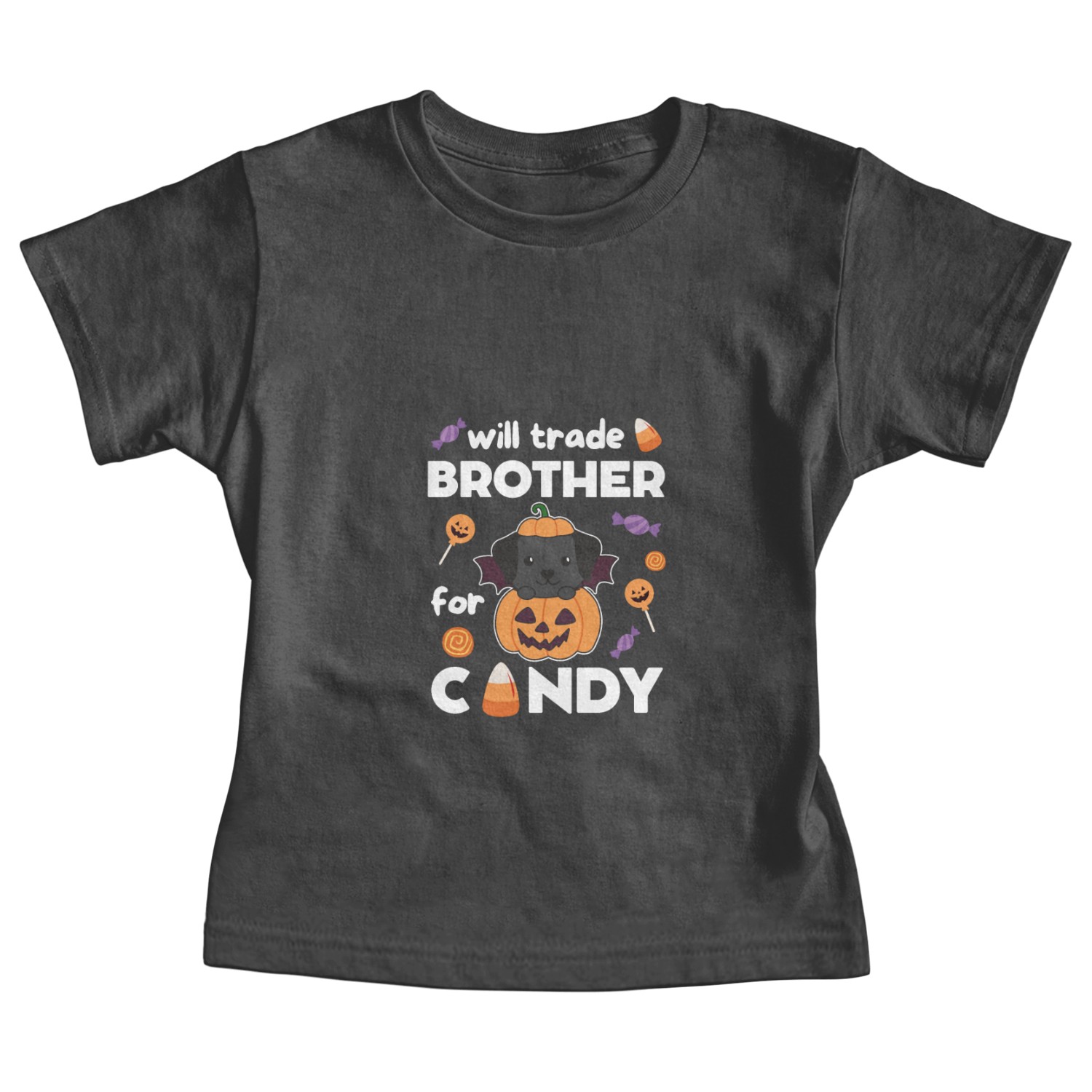 Labrador Halloween Trade Brother For Candy Baby Tees