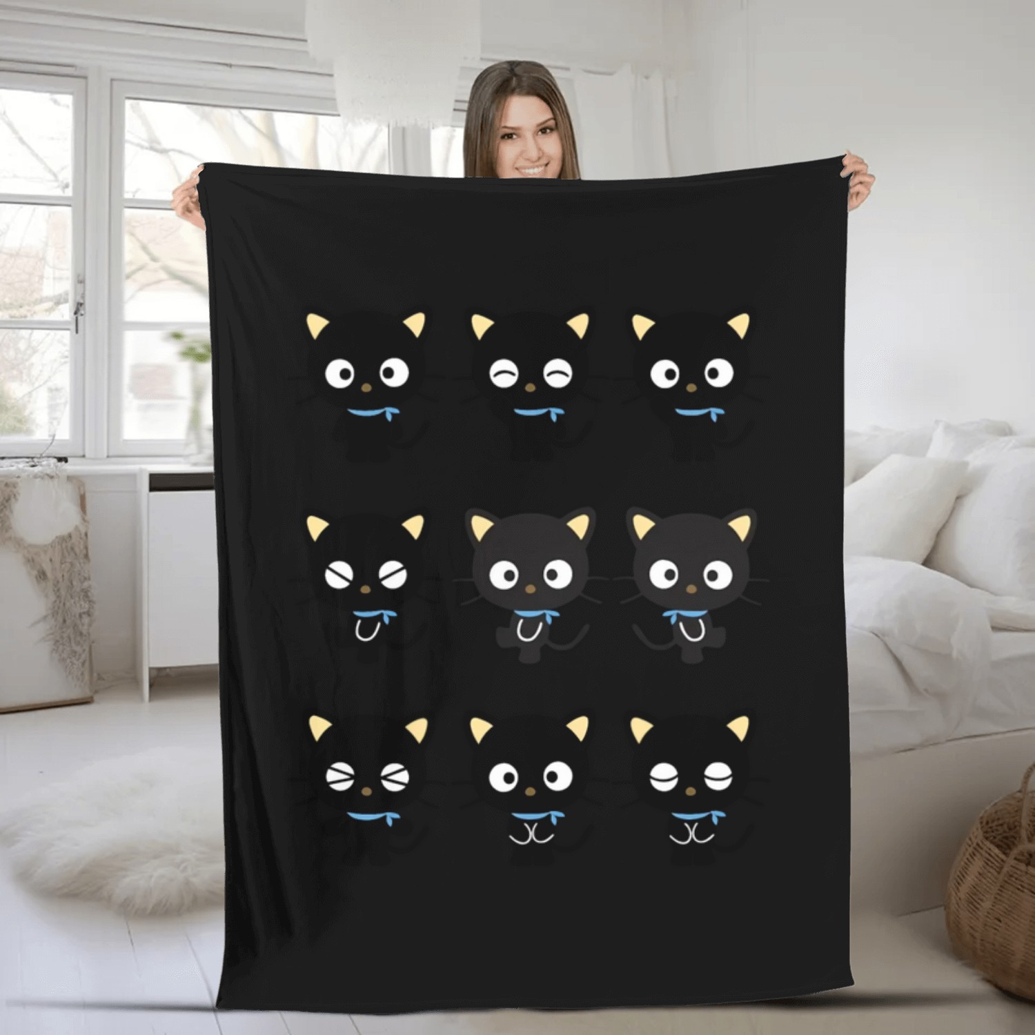 Chococat Moods Swea Fleece Blankets