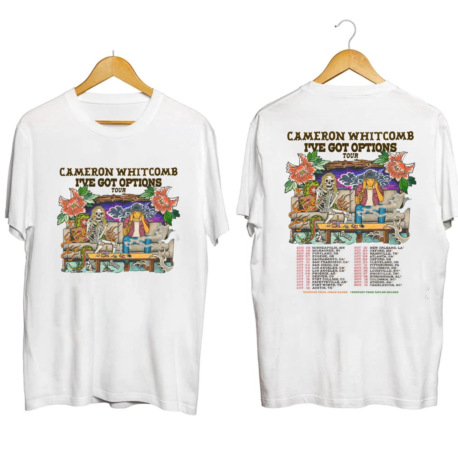 Cameron Whitcomb Tour 2025 Shirt