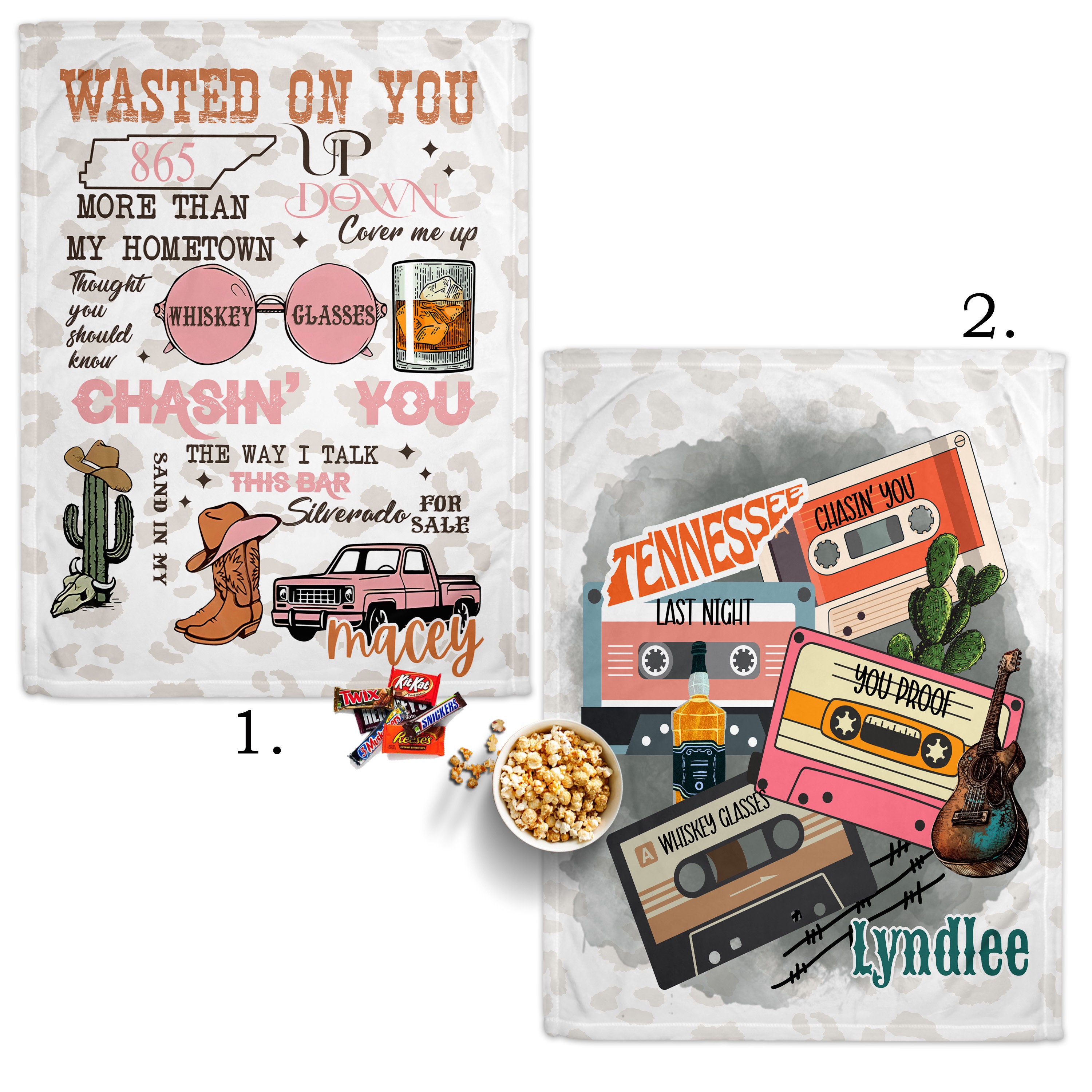 Wallen Inspired Fleece Blankets