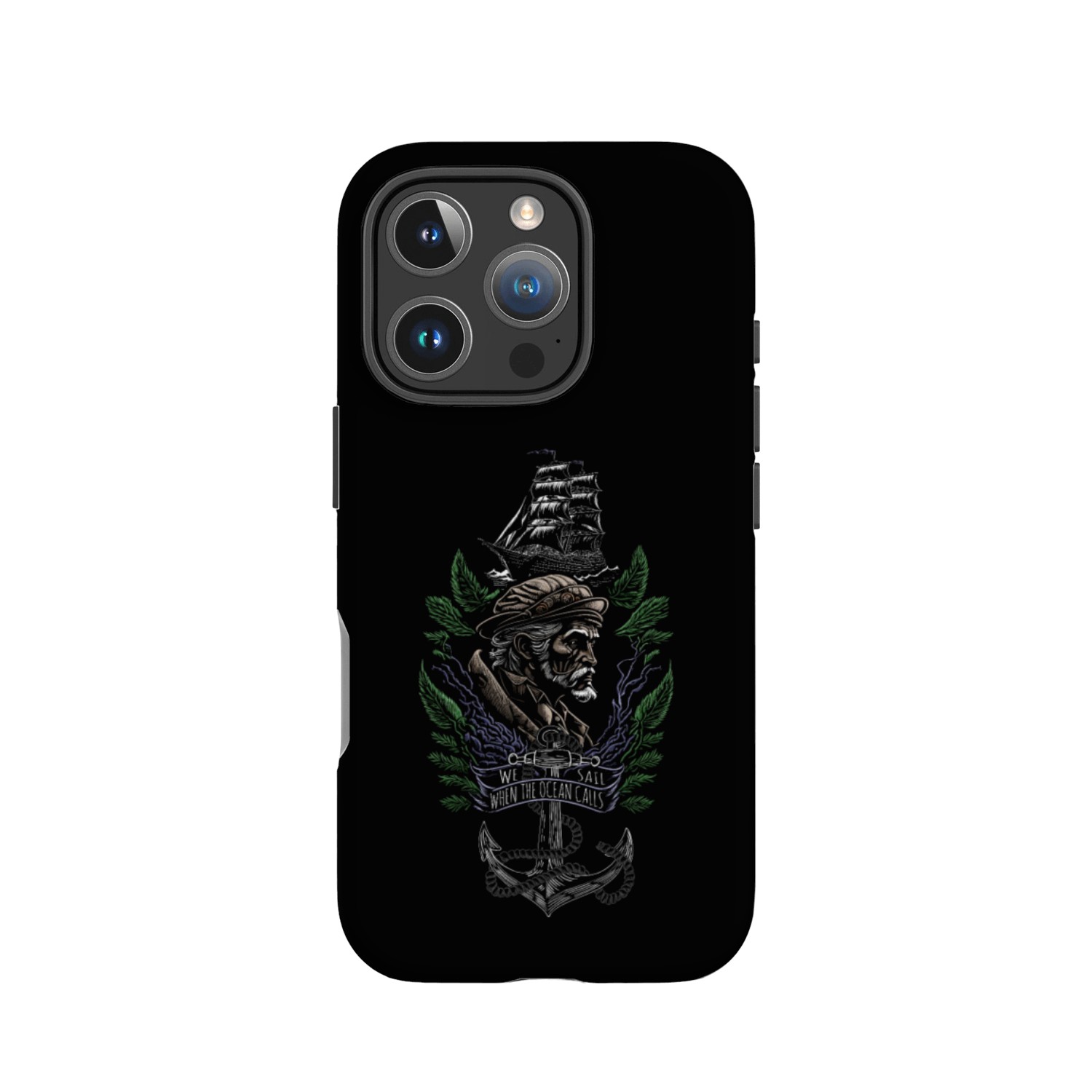 we sail when the ocean calls - for Black IPhone Cases