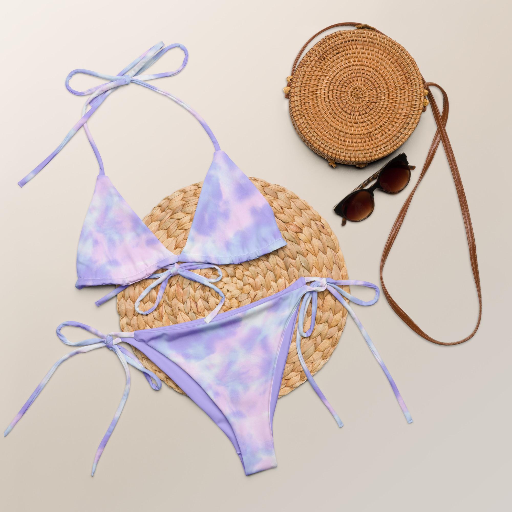 Tie Dye String Bikini