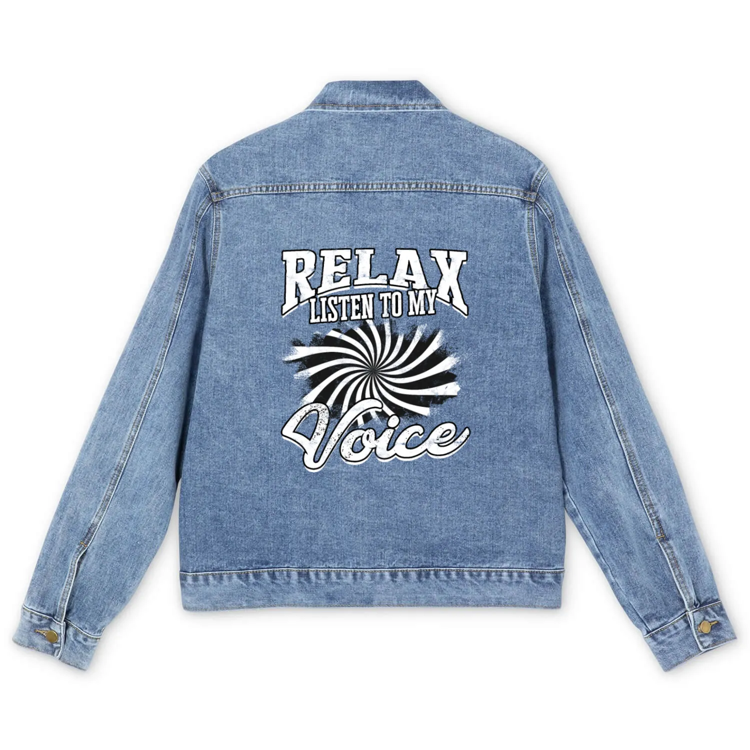 Hypnosis Psychology Sleep Hypnotist Hypnotizer Men's Denim Jackets