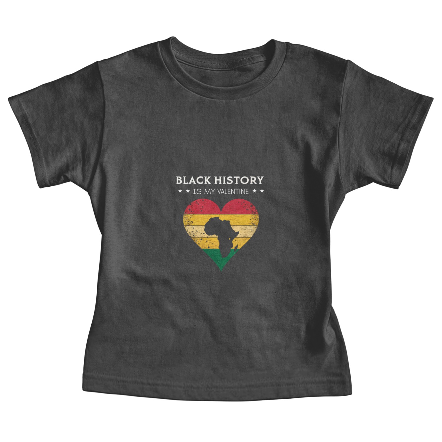 Black History Is My Valentine Baby Tees